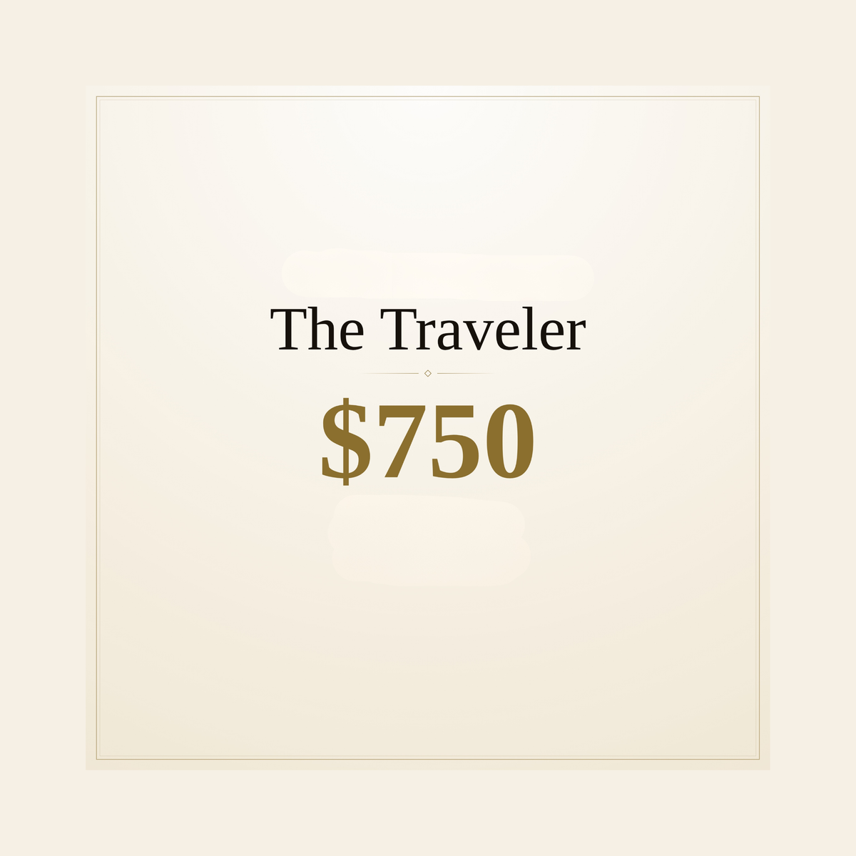 The Traveler - Package