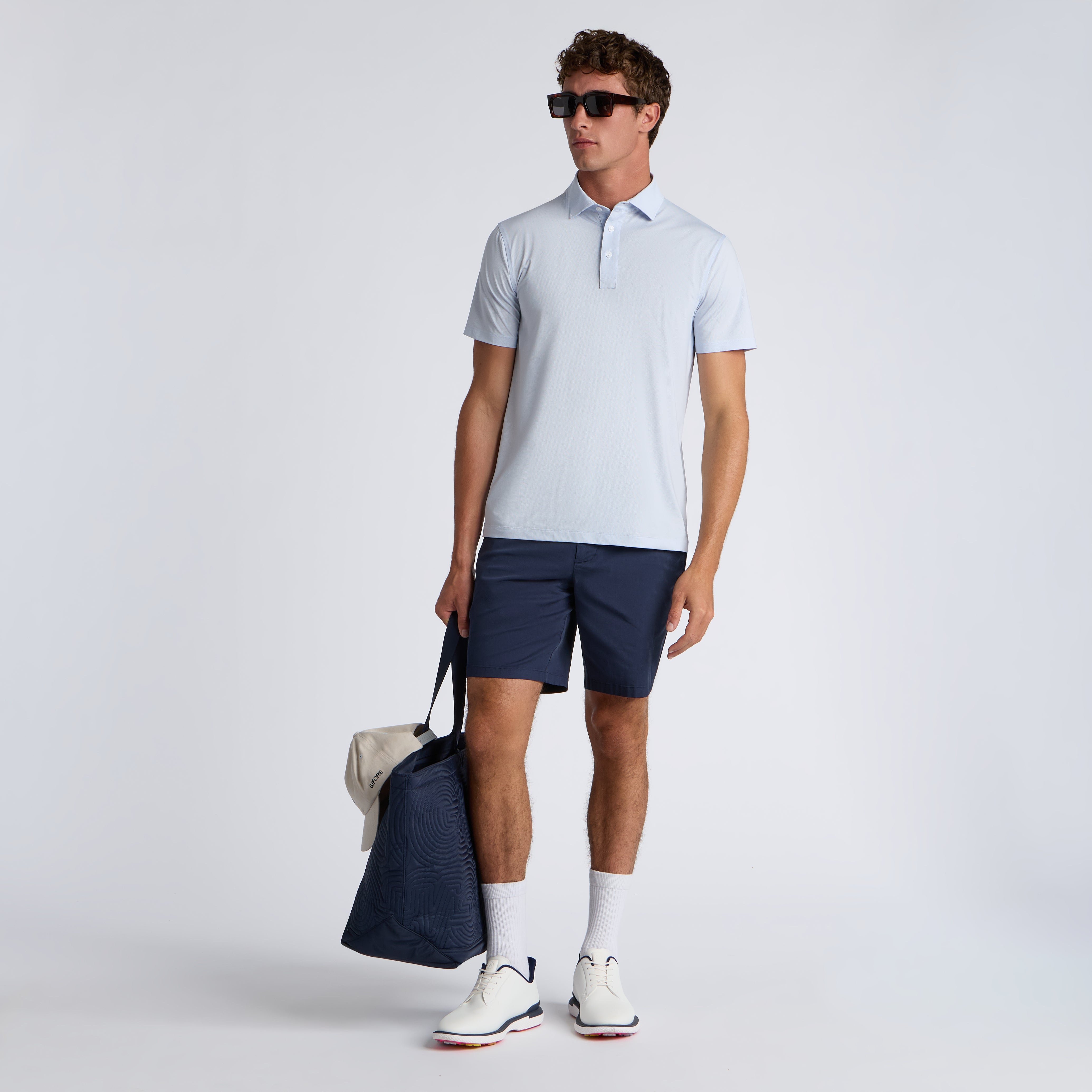 DELTA DOT JACQUARD POLO BAJA