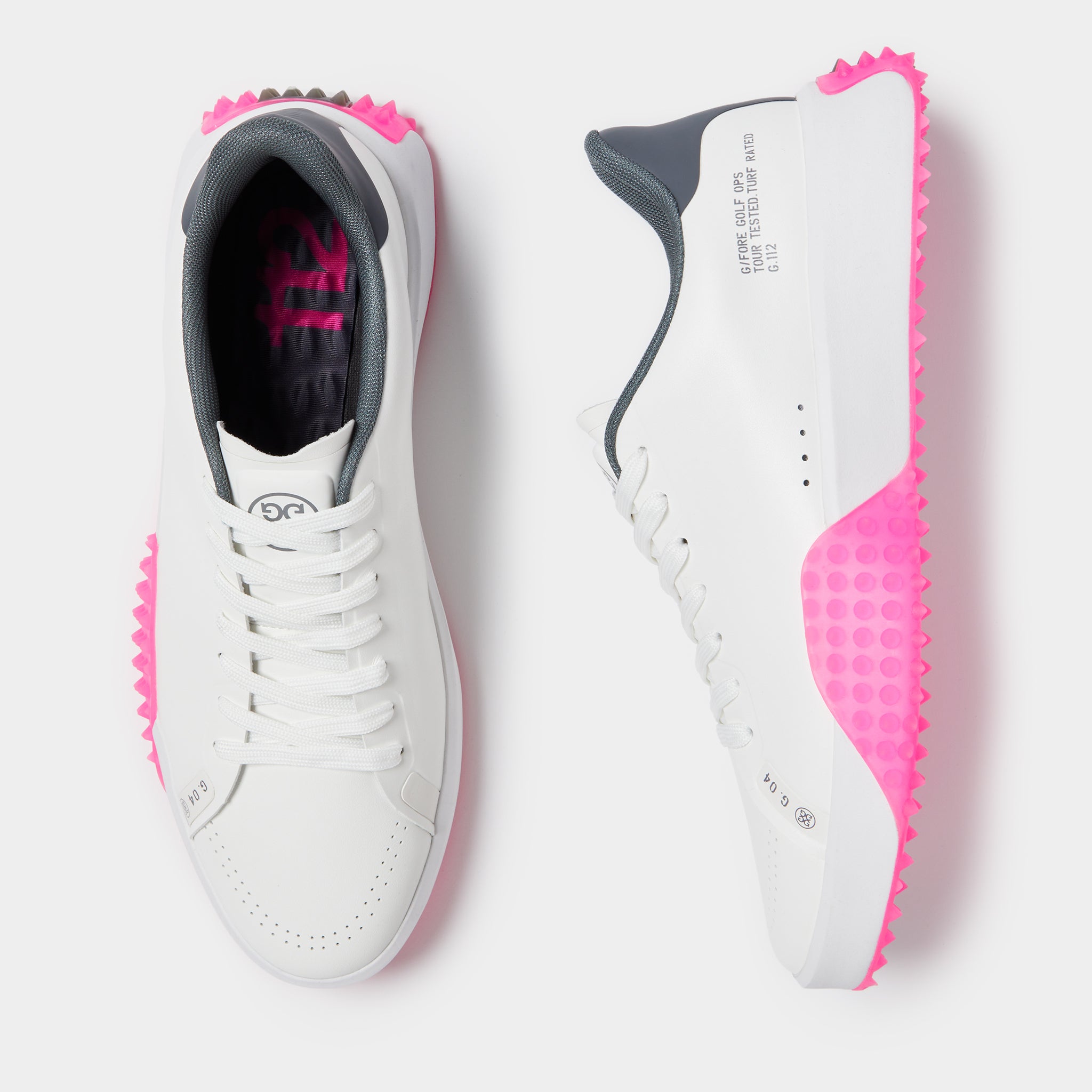 G.112 GOLF SHOE SNOW/KNOCKOUT PINK