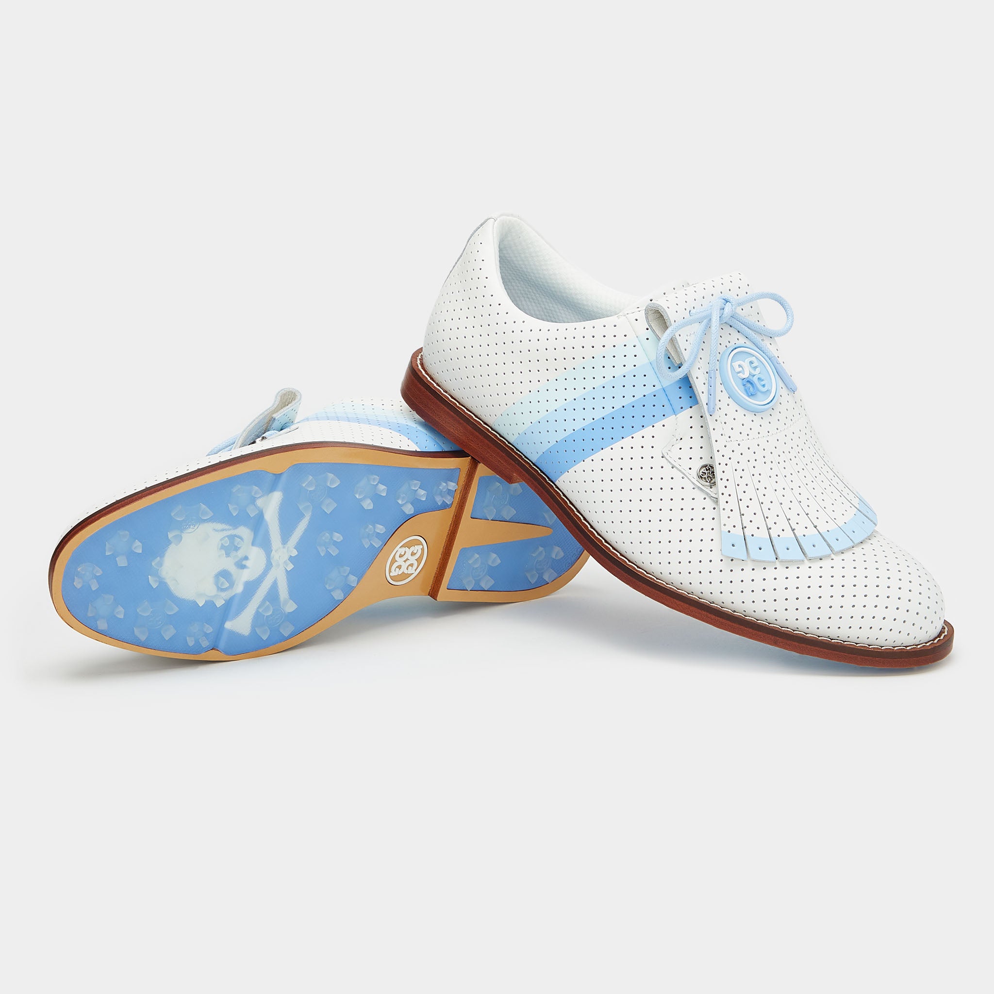 WOMEN'S PERFORATED LUXE LEATHER GALLIVANTER GOLF SHOE