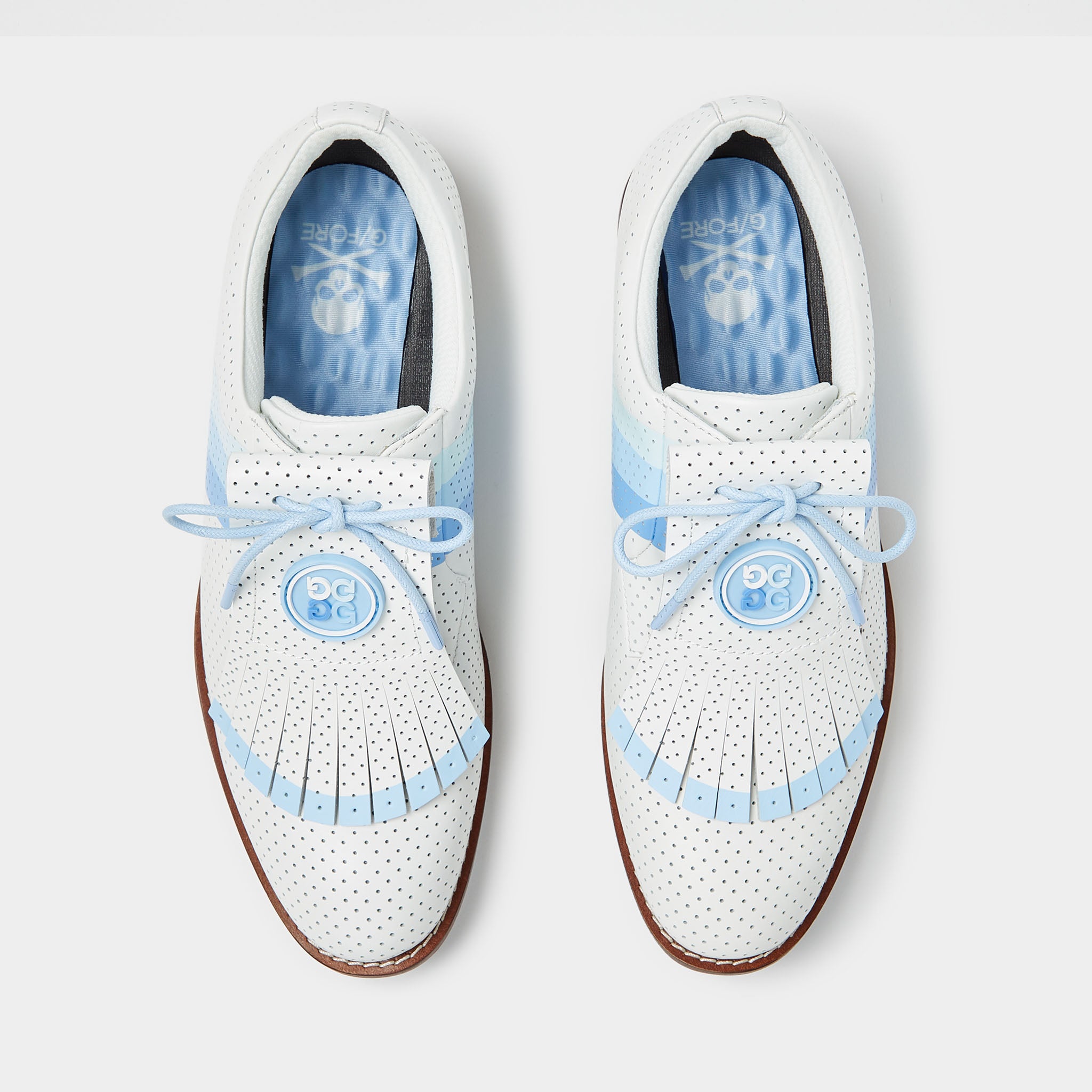 WOMEN'S PERFORATED LUXE LEATHER GALLIVANTER GOLF SHOE