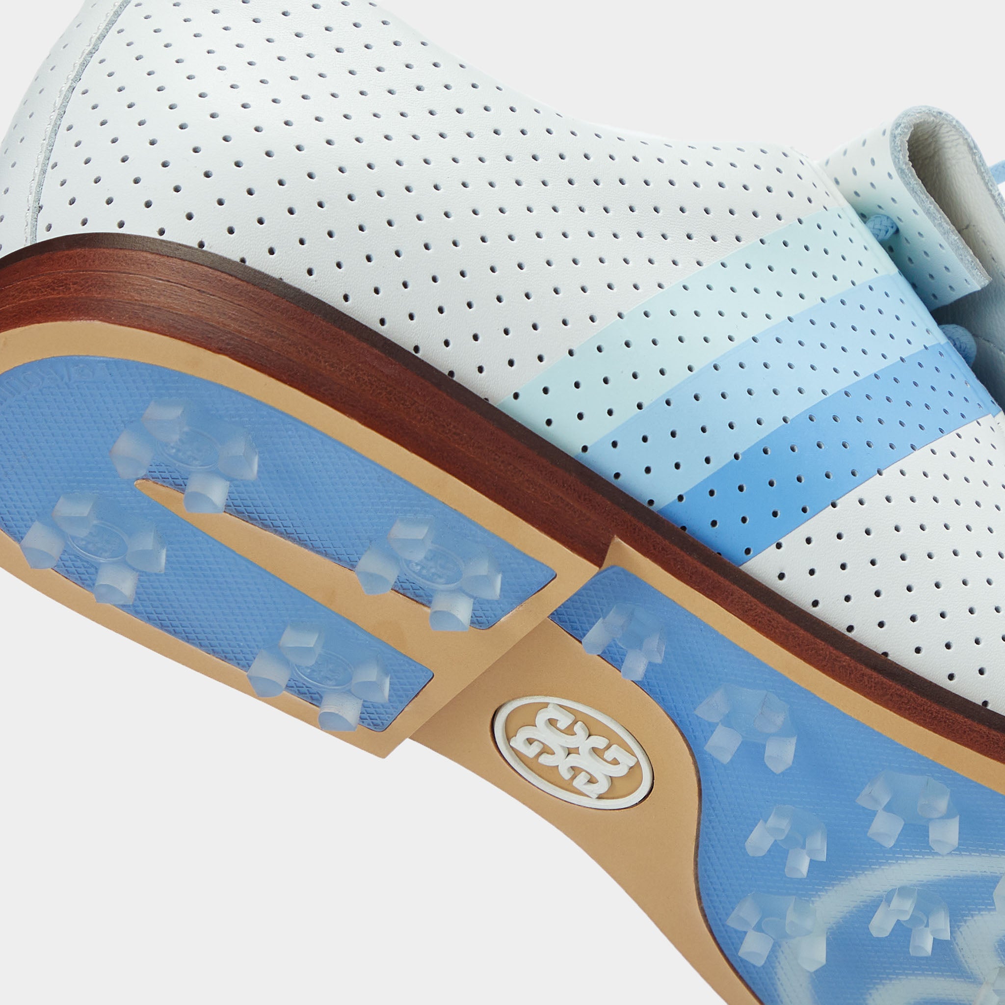 WOMEN'S PERFORATED LUXE LEATHER GALLIVANTER GOLF SHOE