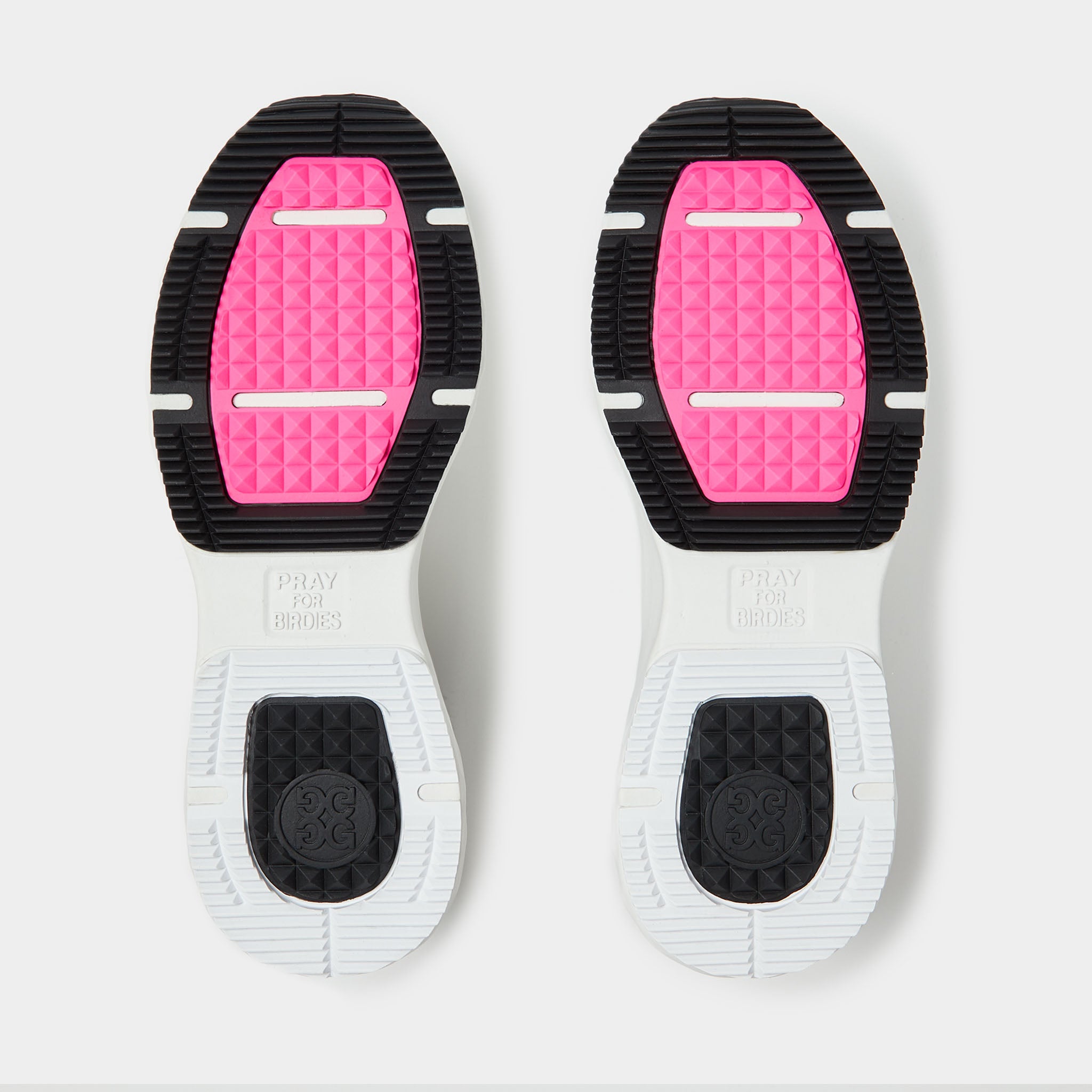 WOMEN'S PERFORATED ZEBRA ACCENT MG4+ GOLF SHOE SNOW