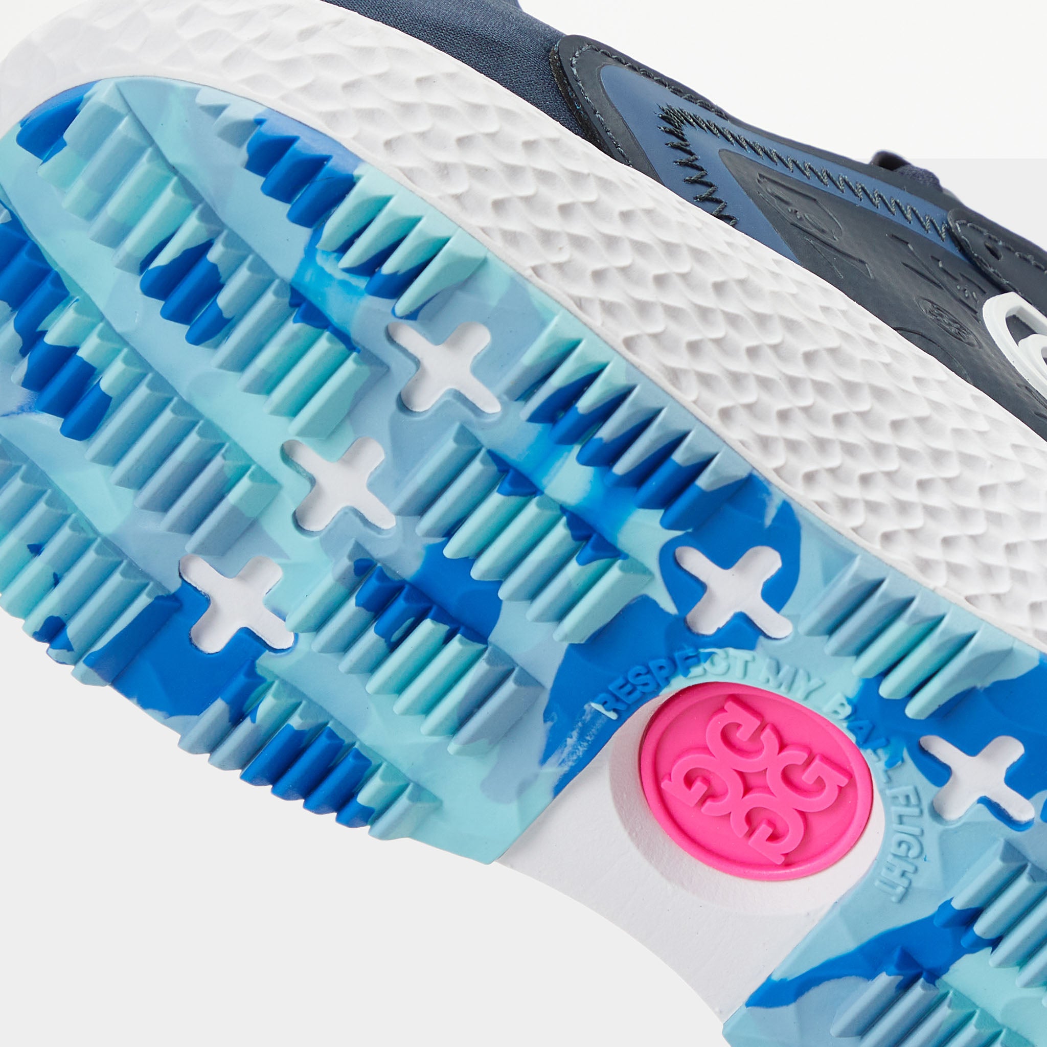 WOMEN'S DEBOSSED SKULL & T'S MG4X2+ GOLF CROSS TRAINER TWILIGHT