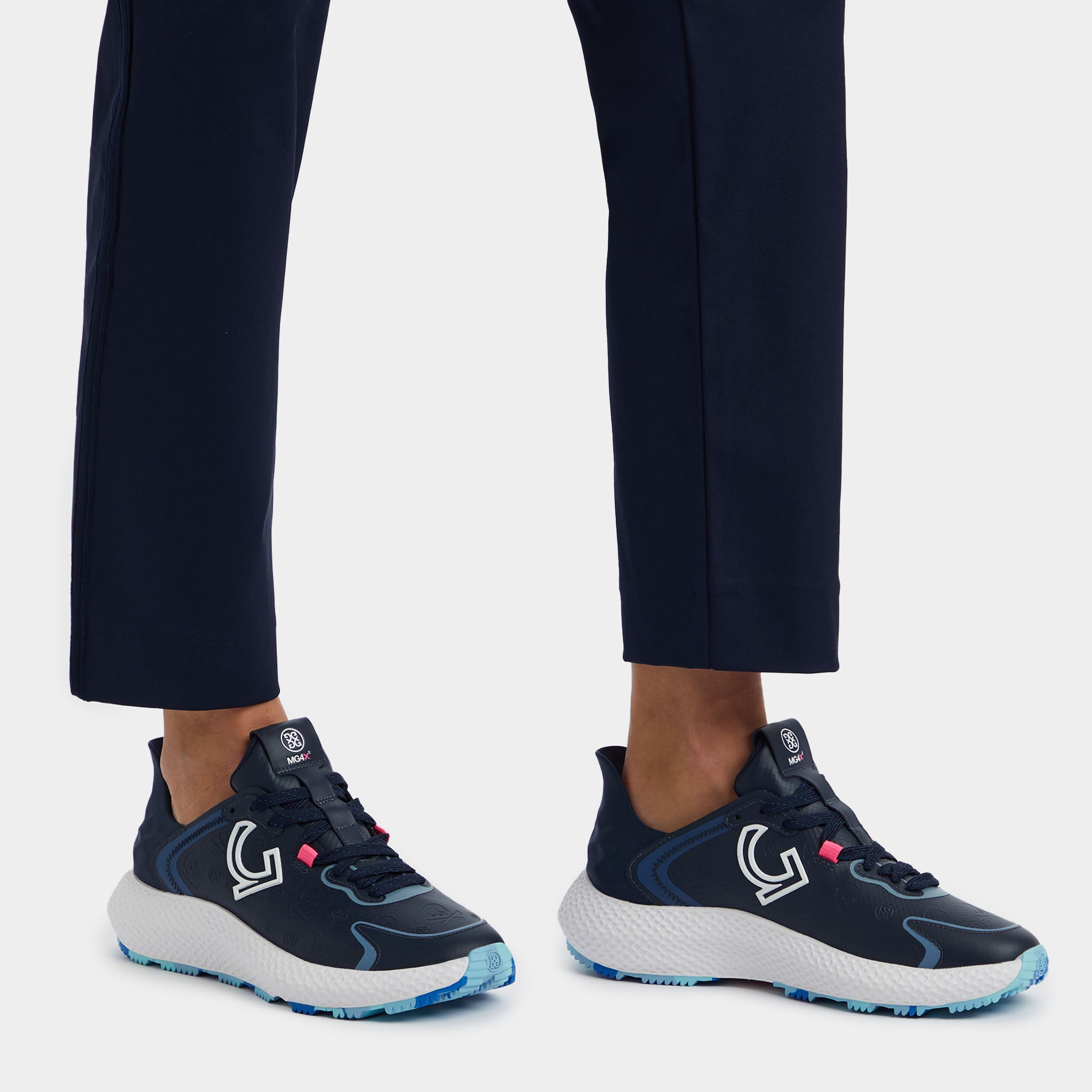 WOMEN'S DEBOSSED SKULL & T'S MG4X2+ GOLF CROSS TRAINER TWILIGHT