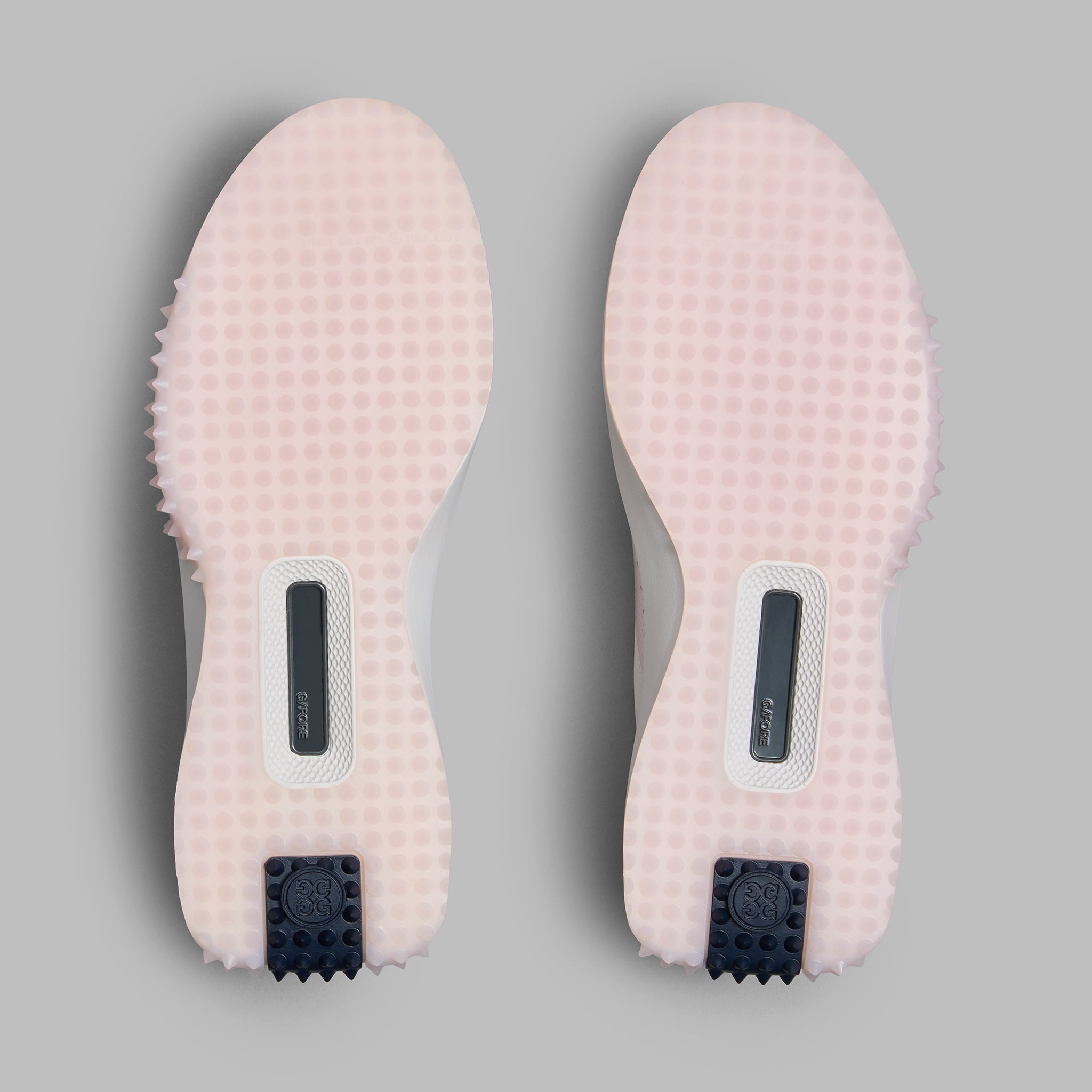 Women's G.112 Perforated Saddle Stripe Golf Shoe Snow/Blush