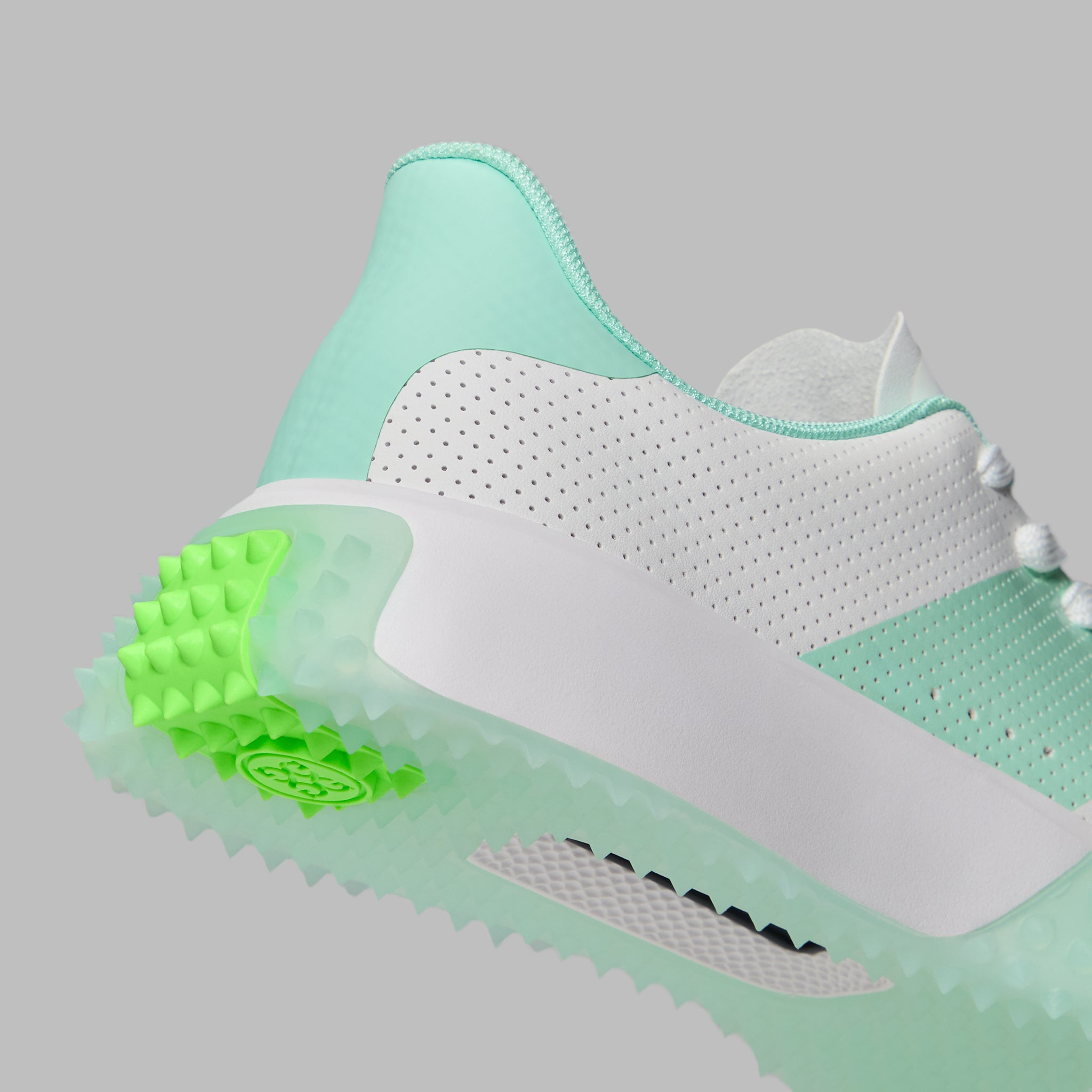 Women's G.112 Perforated Saddle Stripe Golf Shoe Snow/Menthol