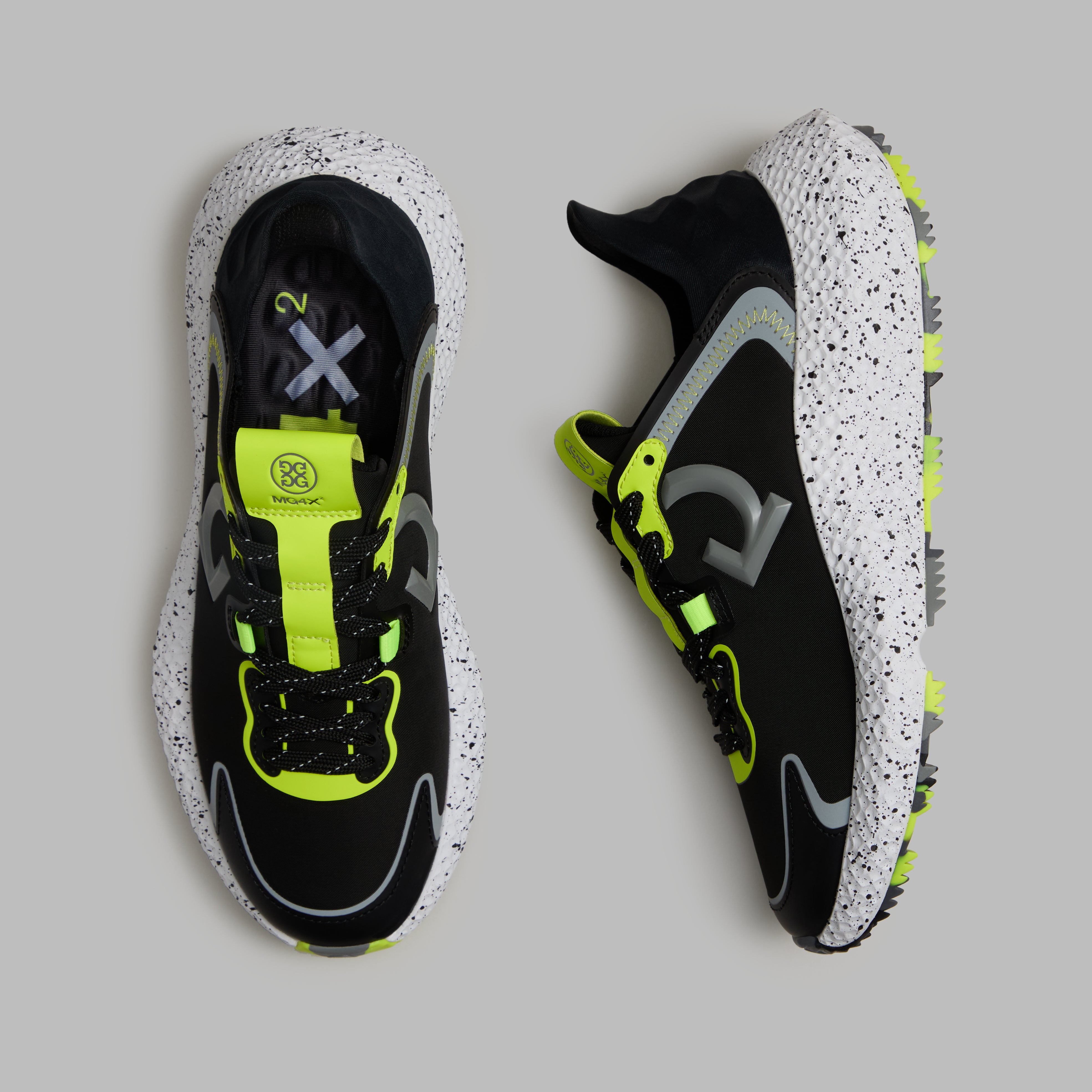 WOMEN'S MG4X2 NYLON HYBRID GOLF CROSS TRAINER ONYX/ELECTRIC