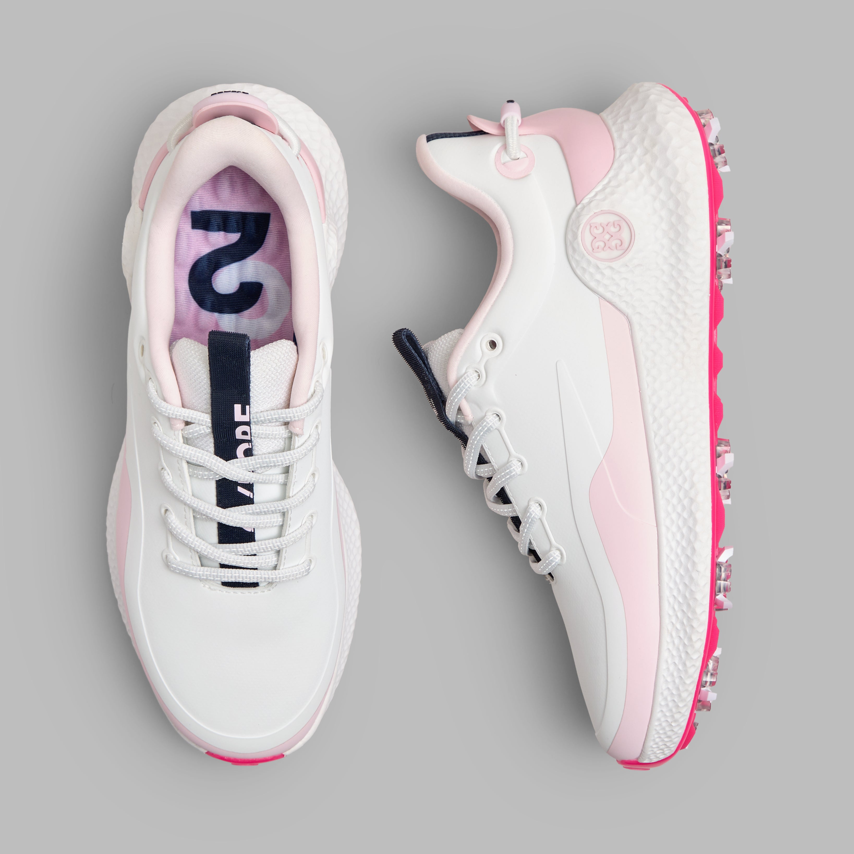 WOMEN'S MG4+ O2 G/LOCK GOLF SHOE SNOW/BLUSH