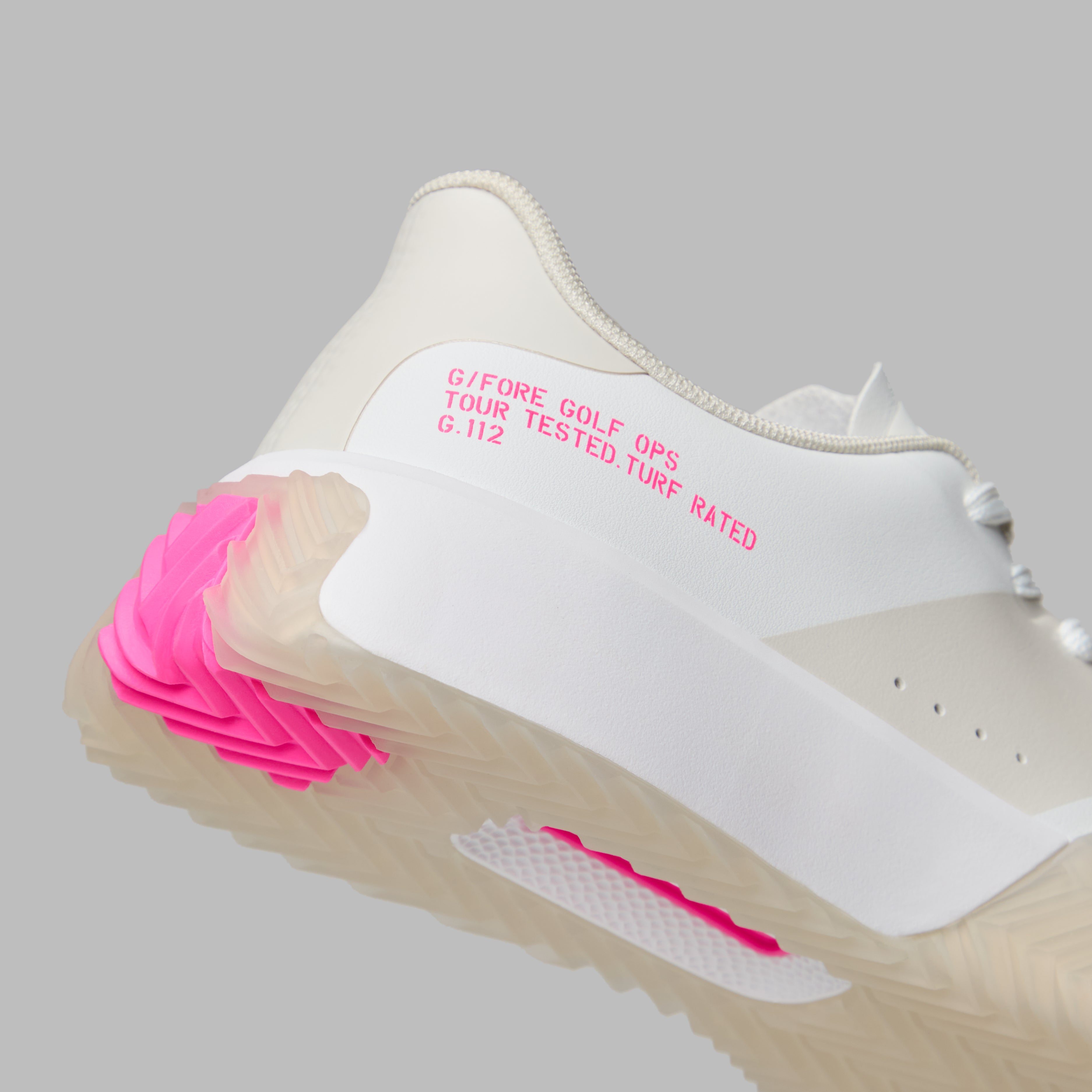 WOMEN'S G.112 SADDLE STRIPE KILTIE GOLF SHOE SNOW/MULTI