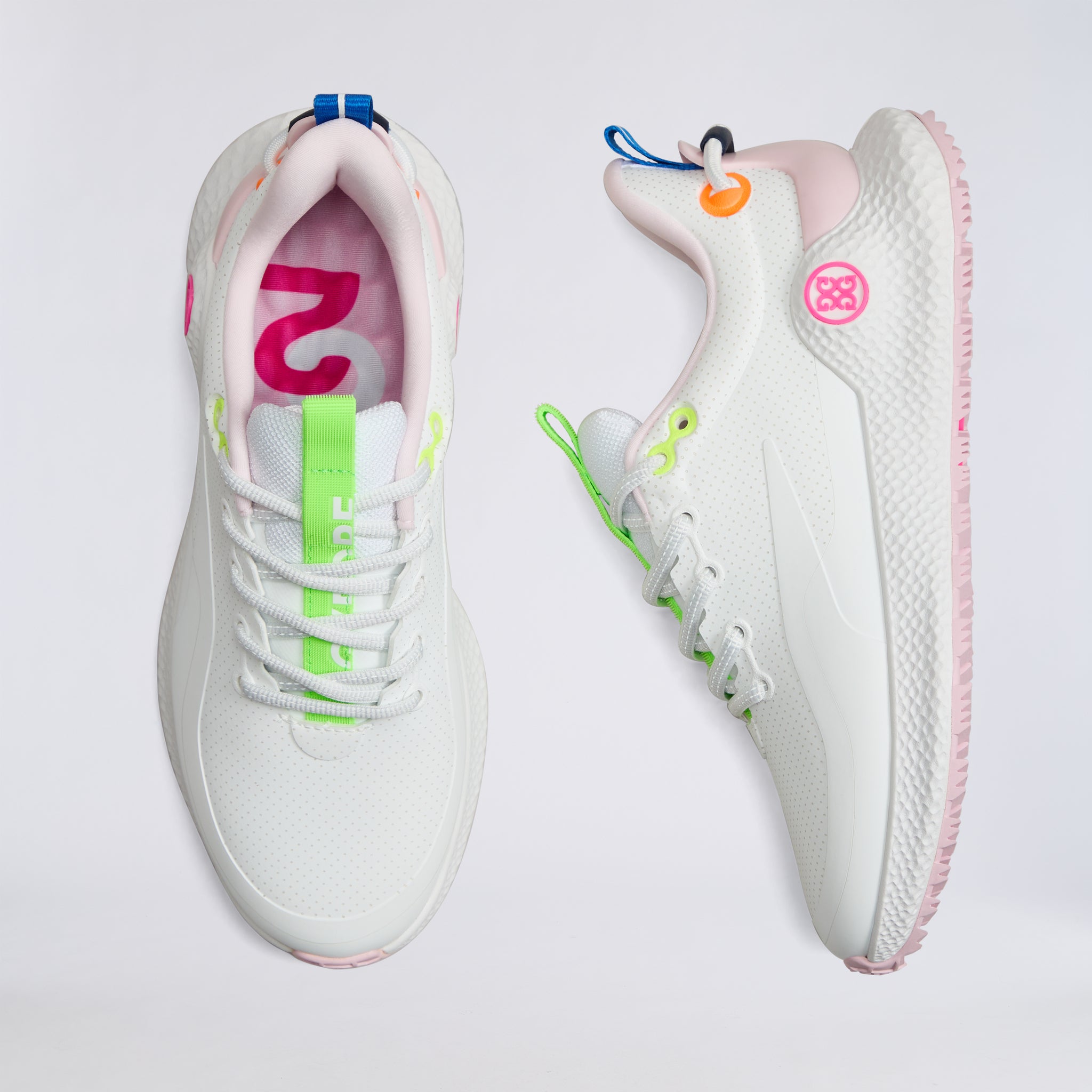 WOMEN'S MG4+ O2 PERFORATED GOLF SHOE SNOW/MULTI