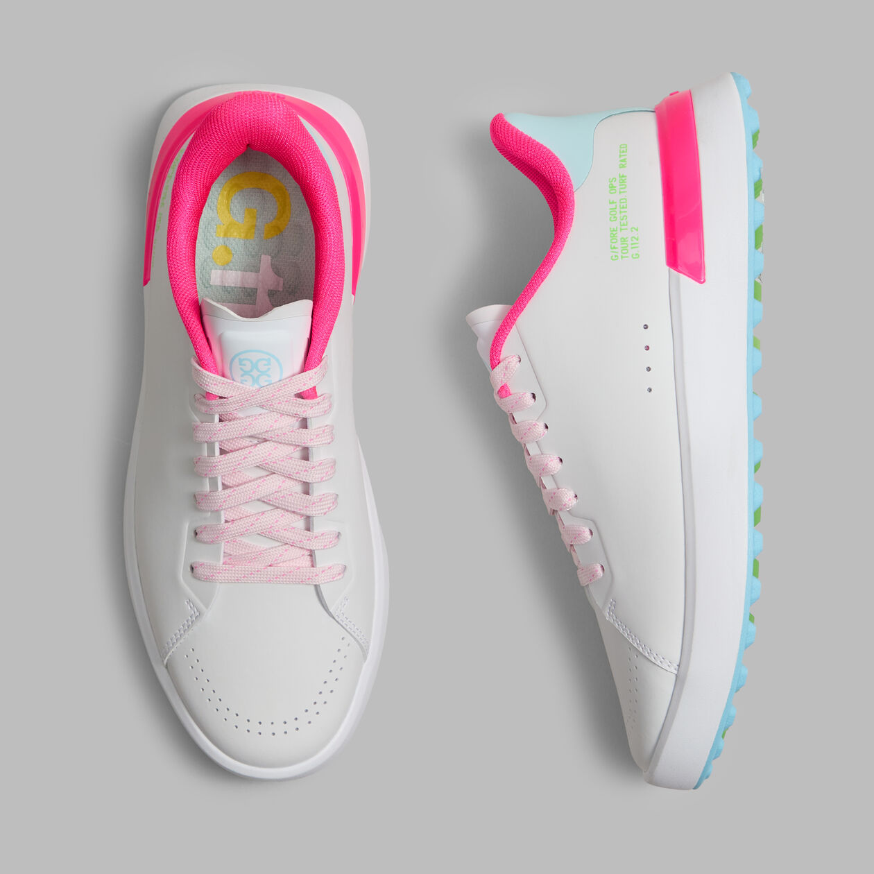 WOMEN'S G.112 LOVE G KILTIE GOLF SHOE SNOW/MULTI