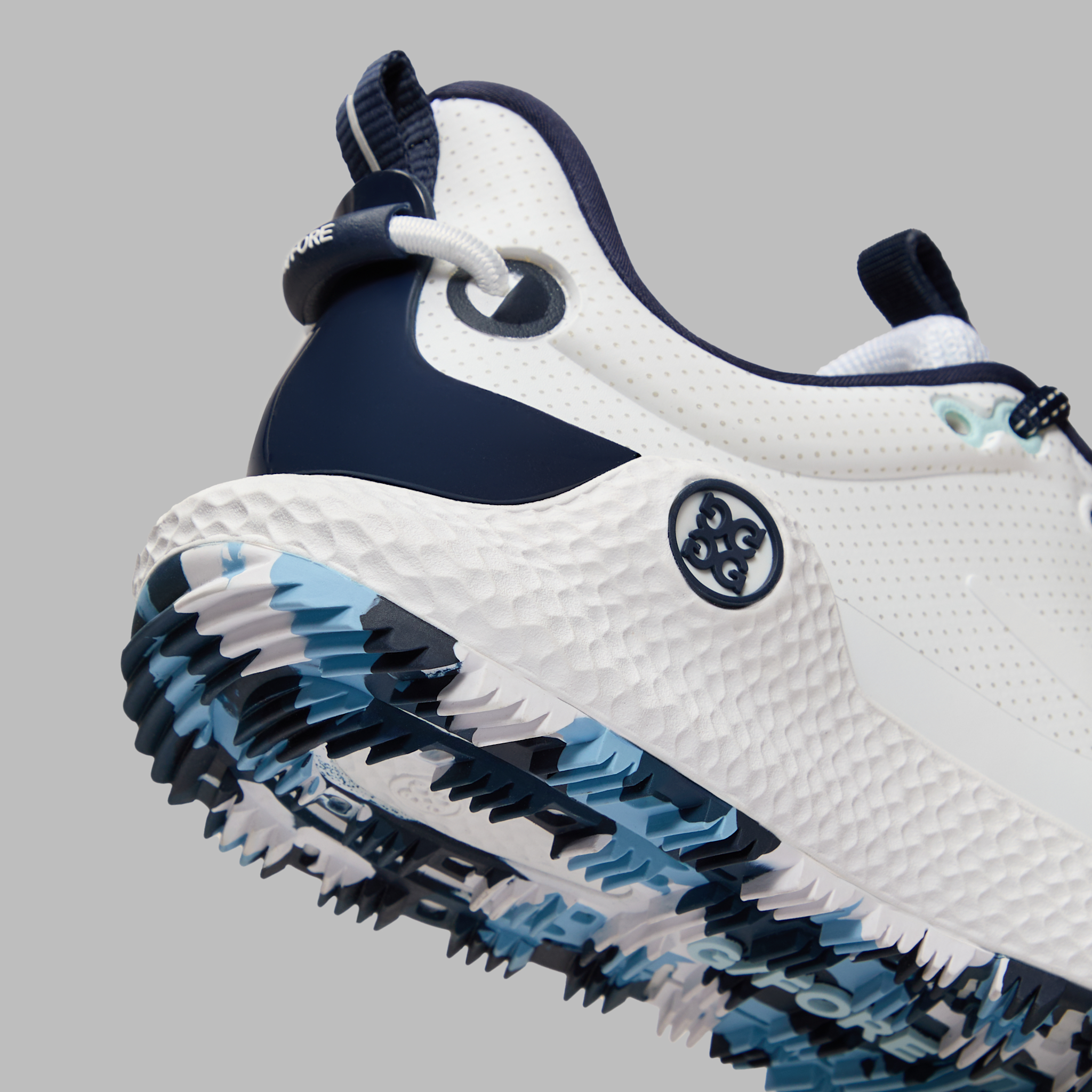 WOMEN'S MG4+ O2 PERFORATED GOLF SHOE SNOW/TWILIGHT