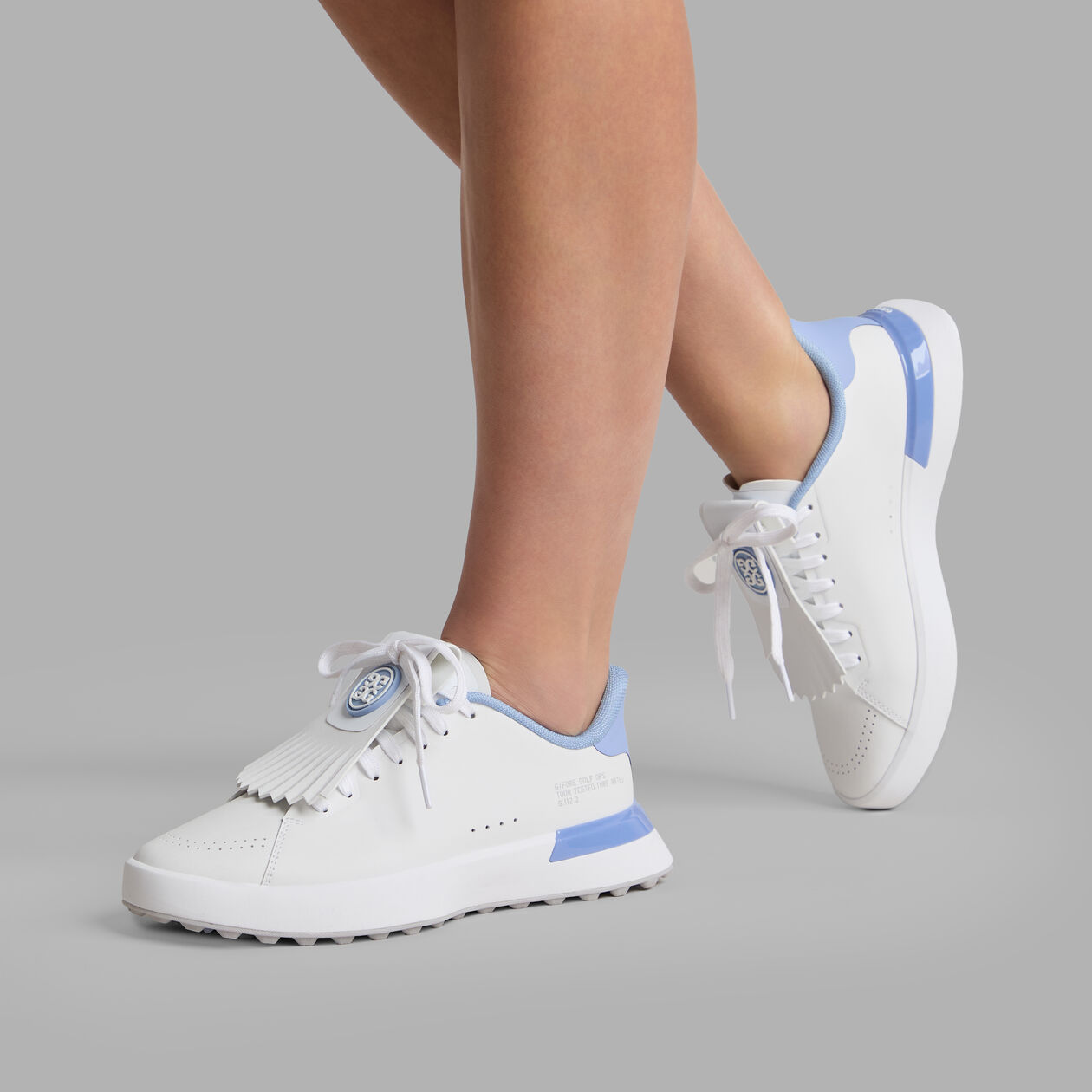 WOMEN'S G.112 KILTIE GOLF SHOE SNOW/WILLOW