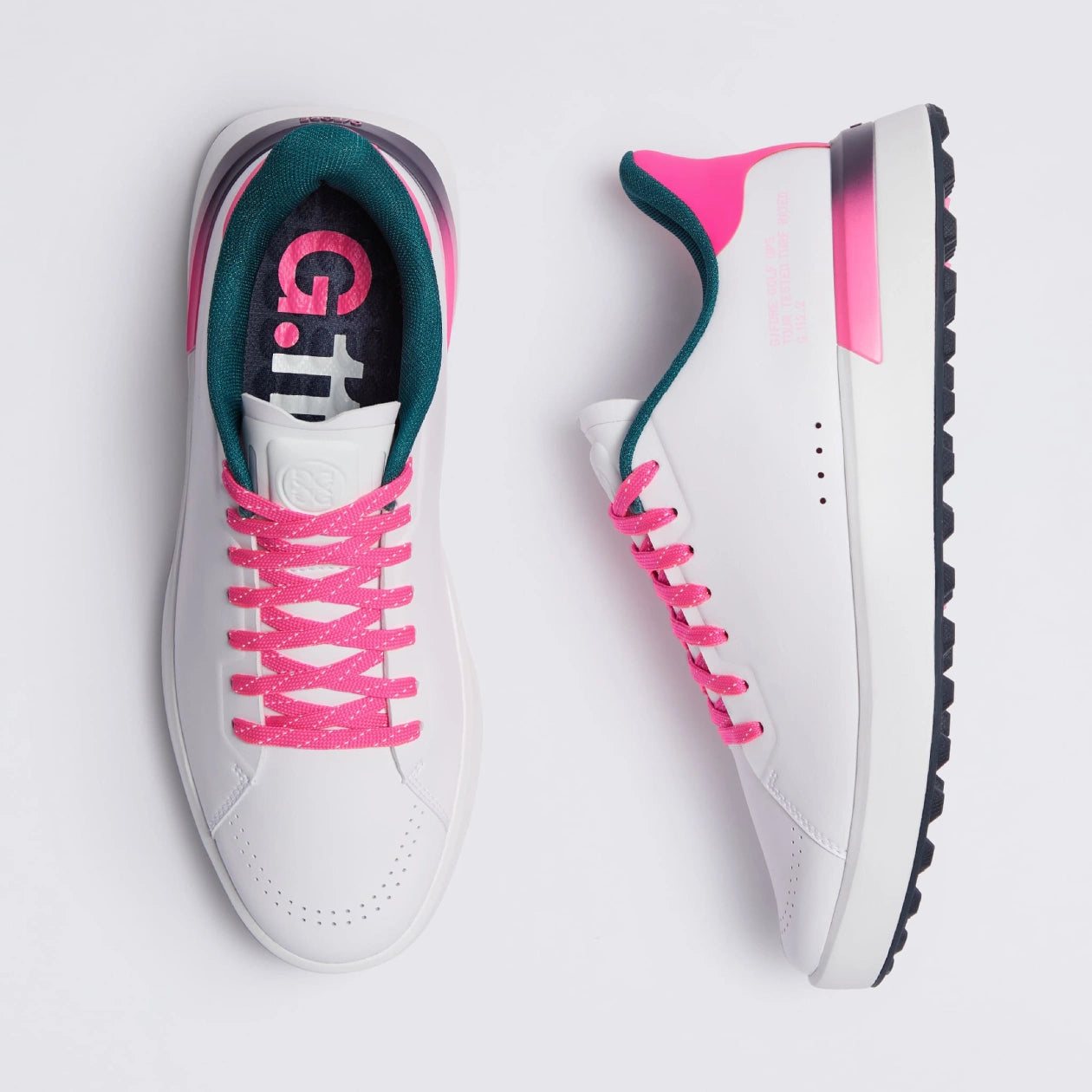 WOMEN'S G.112 LOVE G GOLF SHOE SNOW/KNOCKOUT PINK