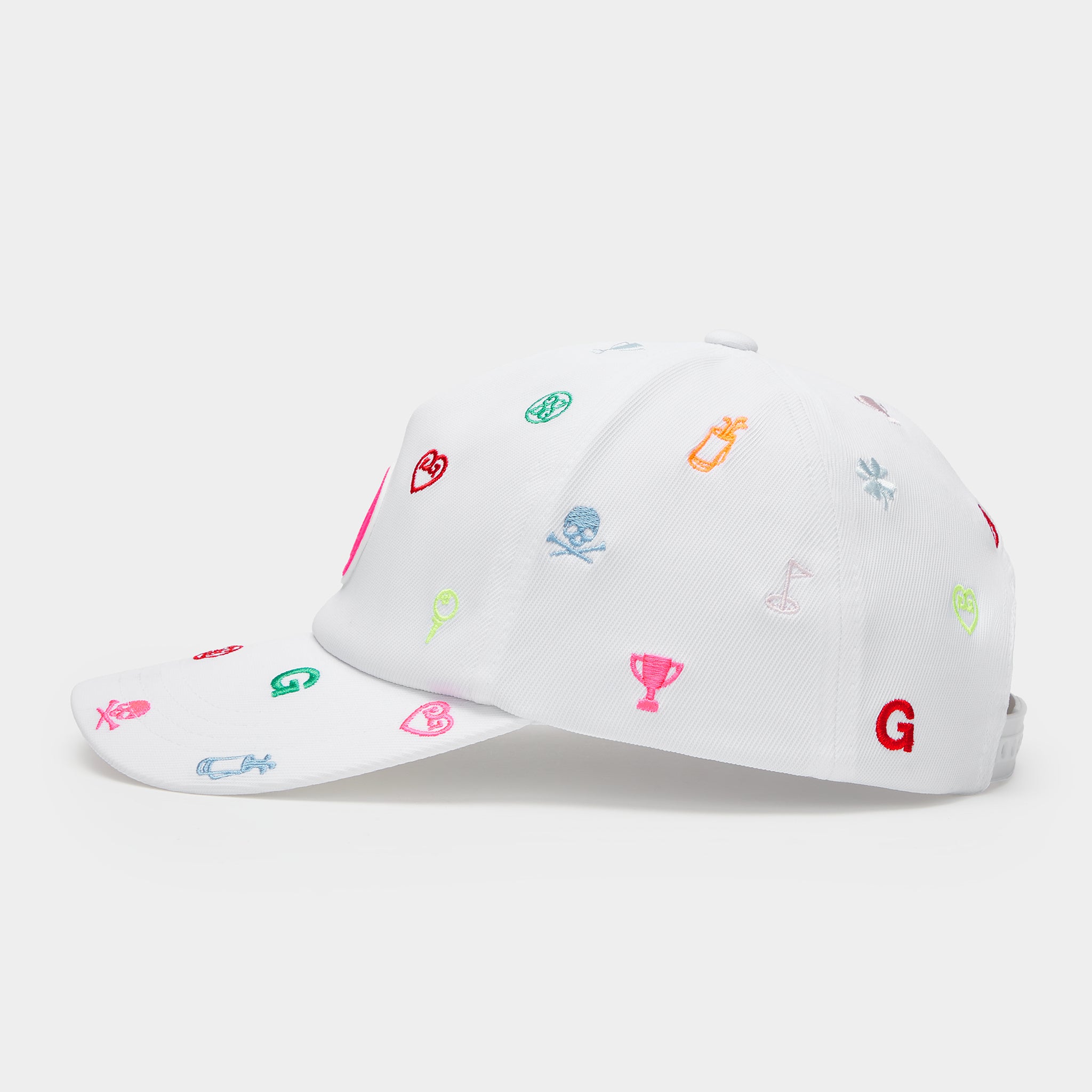 EMBROIDERED ICON STRETCH TWILL HAT SNOW