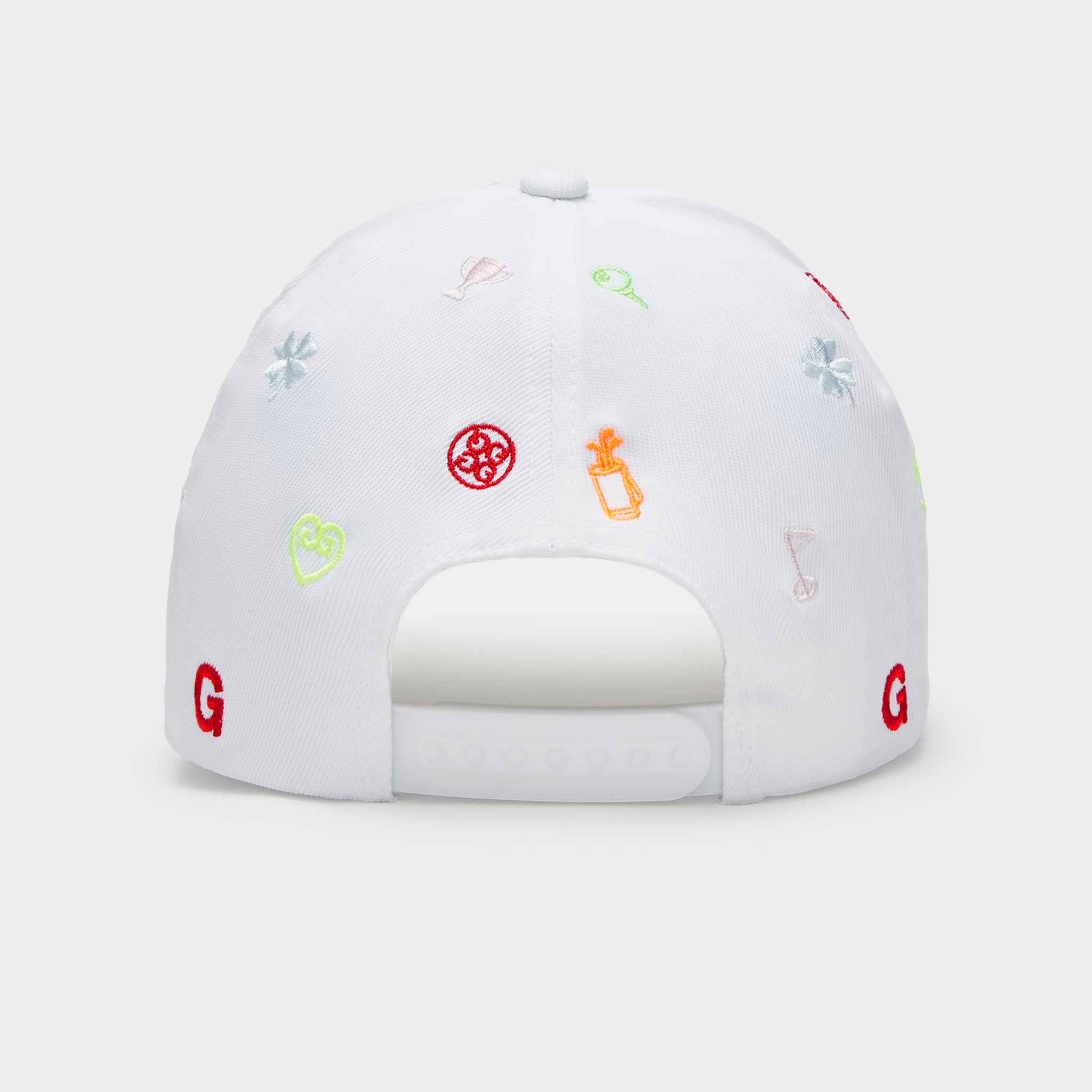 EMBROIDERED ICON STRETCH TWILL HAT SNOW