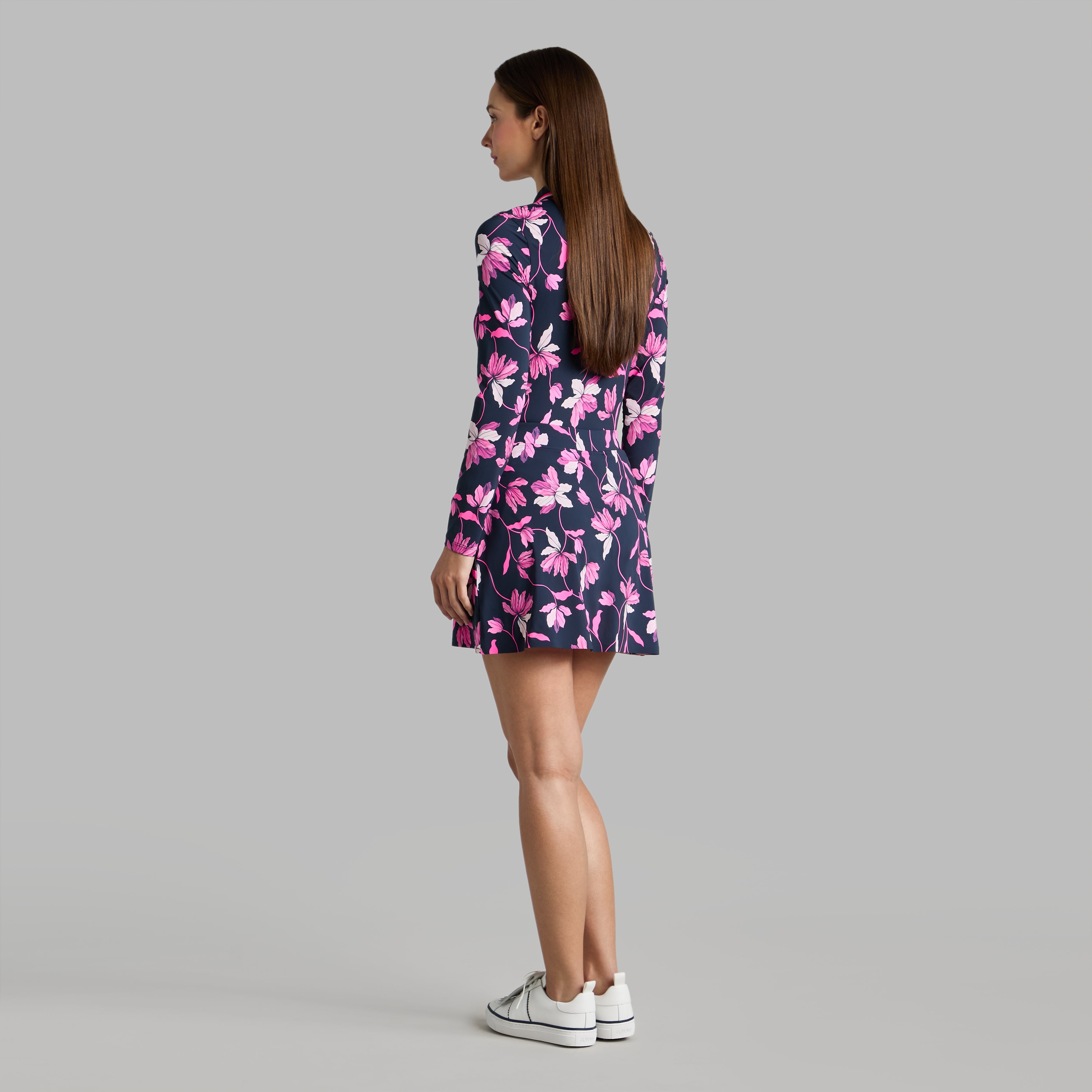 IRIS SILKY TECH NYLON SKORT TWILIGHT