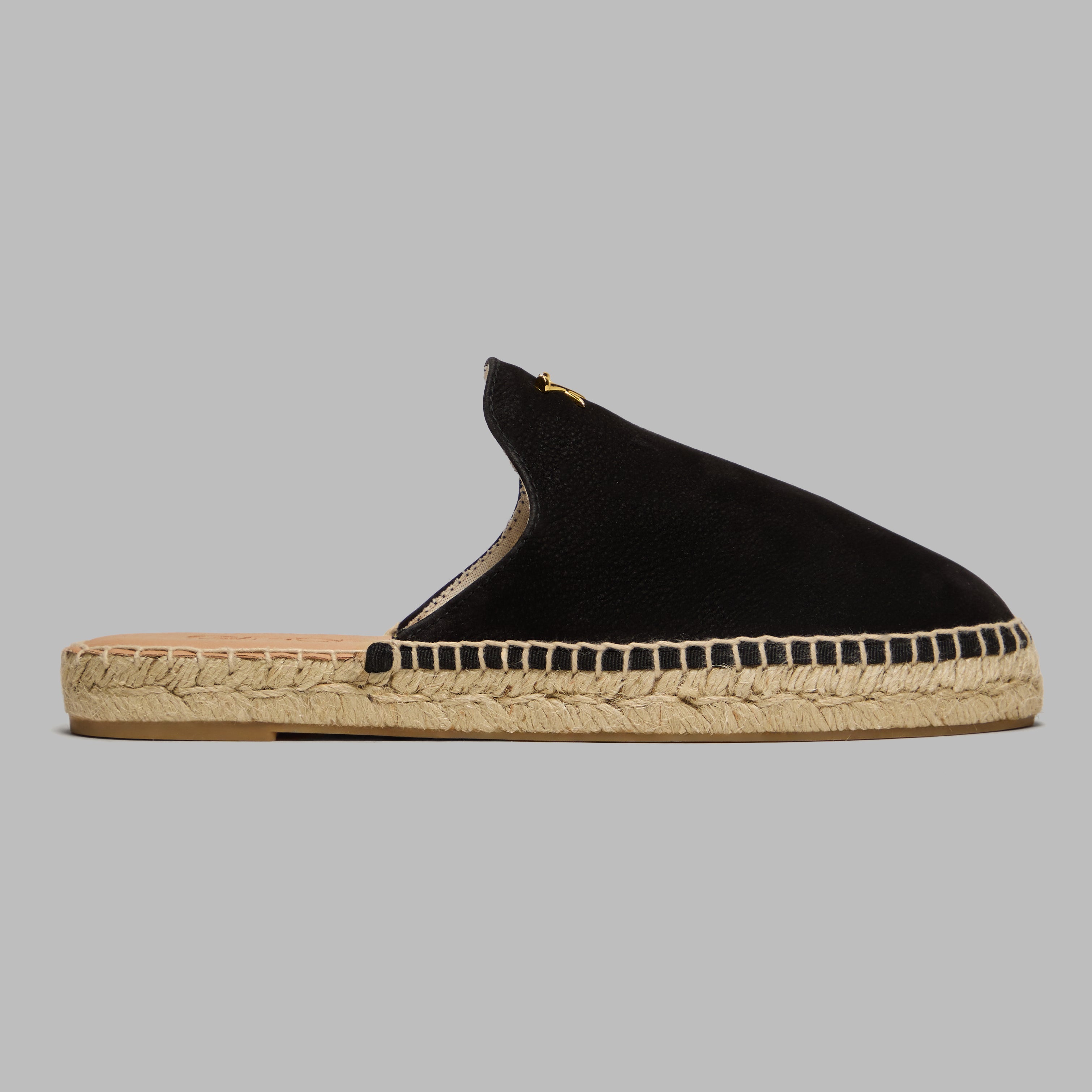 WOMEN'S METAL TEES NUBUCK ESPADRILLE ONYX
