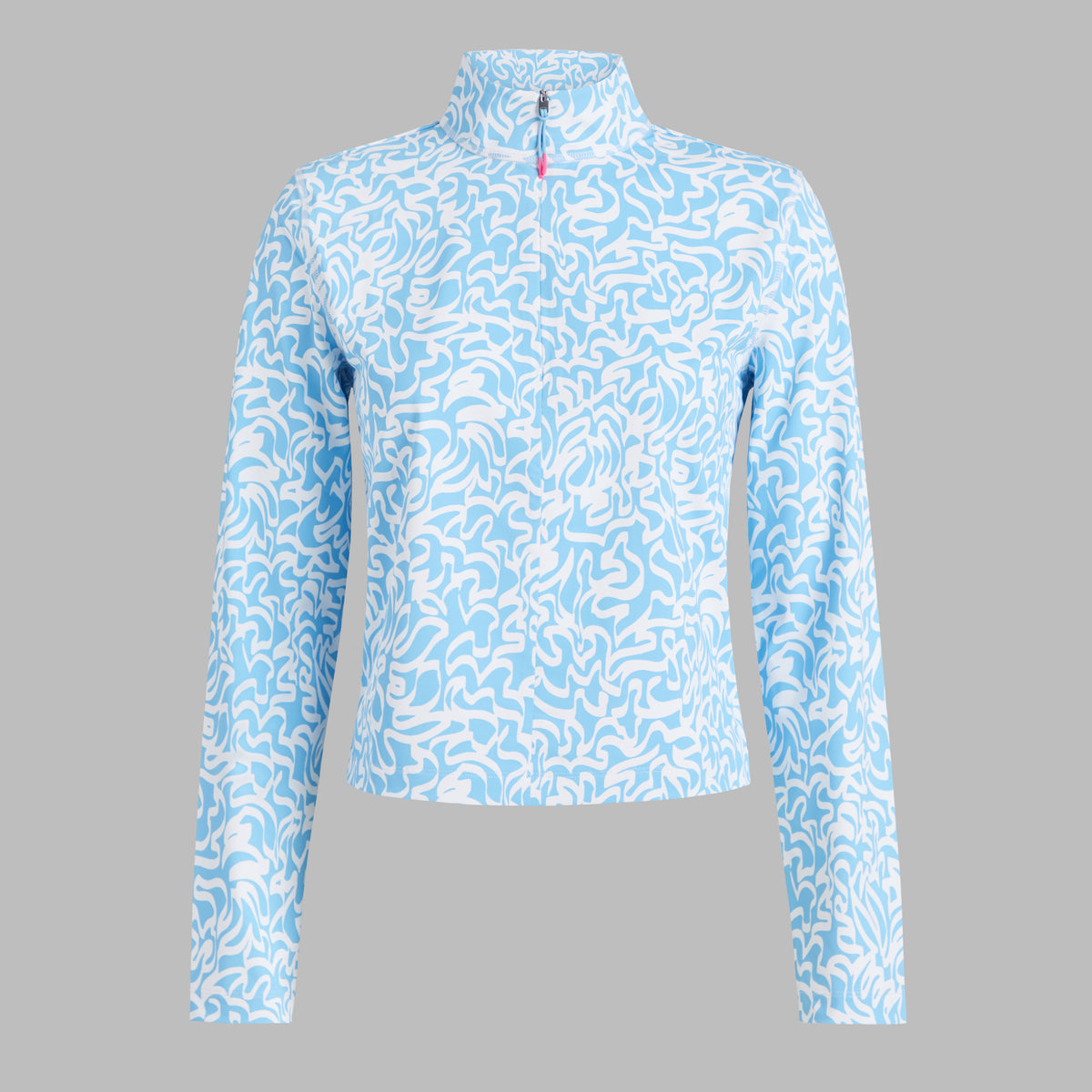 SCRIBBLE PERFORMANCE TWILL 1/4 ZIP TOP BAJA