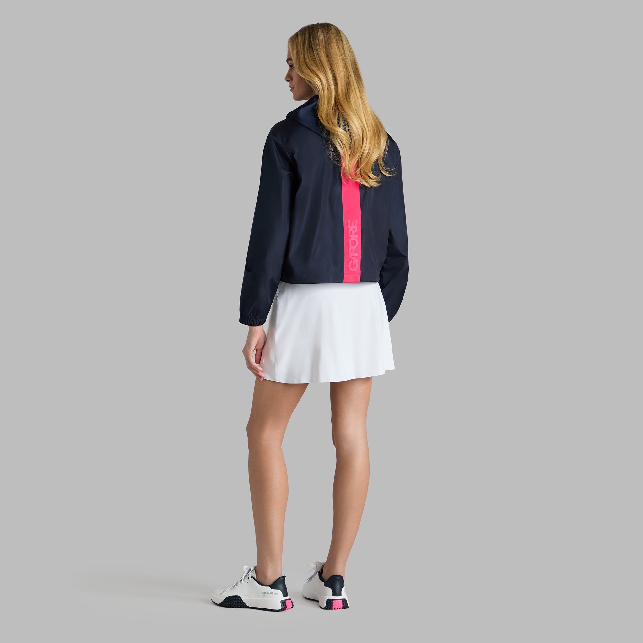 FINE NYLON HOODED JACKET TWILIGHT