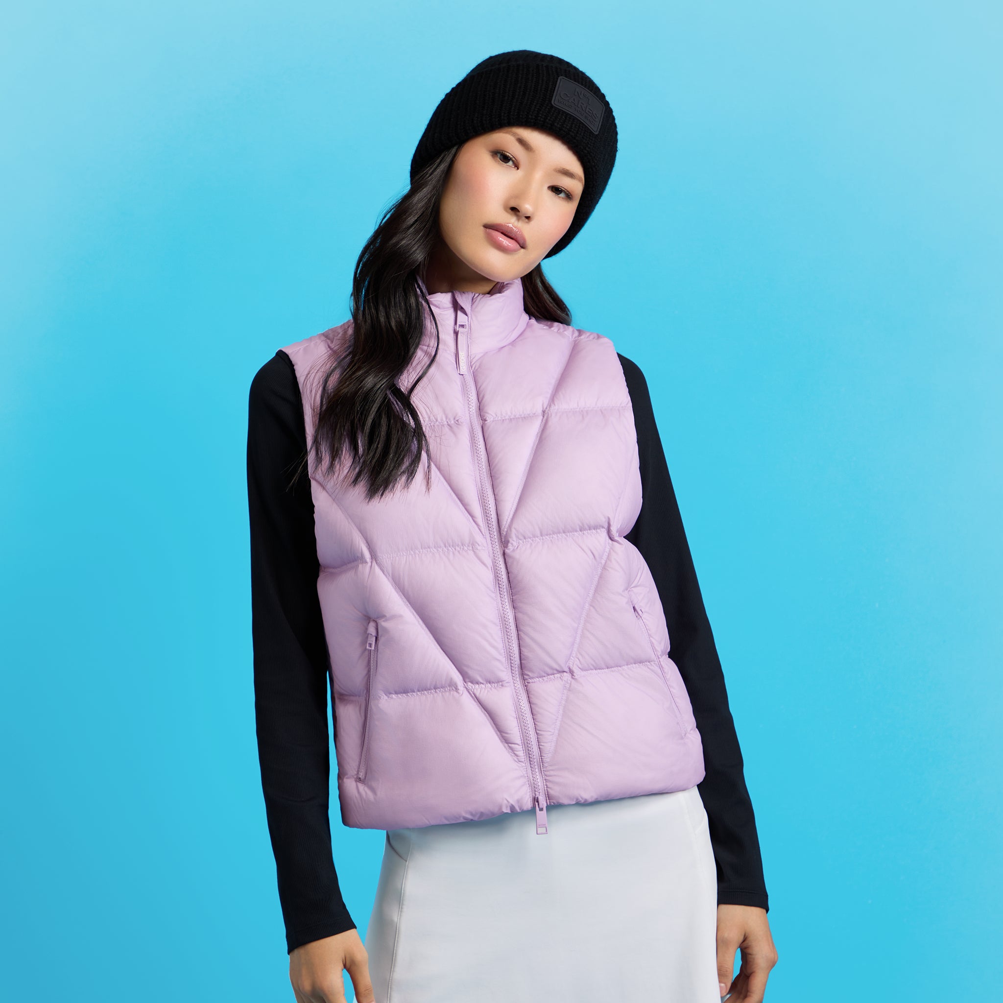 FEATHERWEIGHT DOWN FILLED PUFFER VEST IRIS