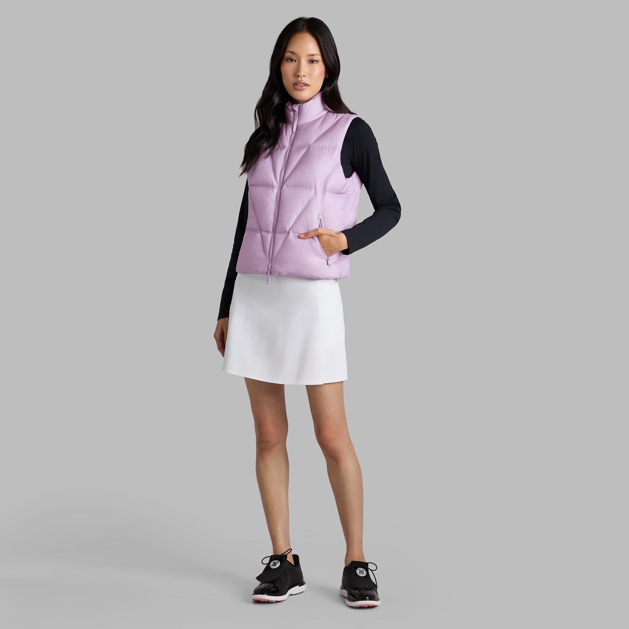 FEATHERWEIGHT DOWN FILLED PUFFER VEST IRIS