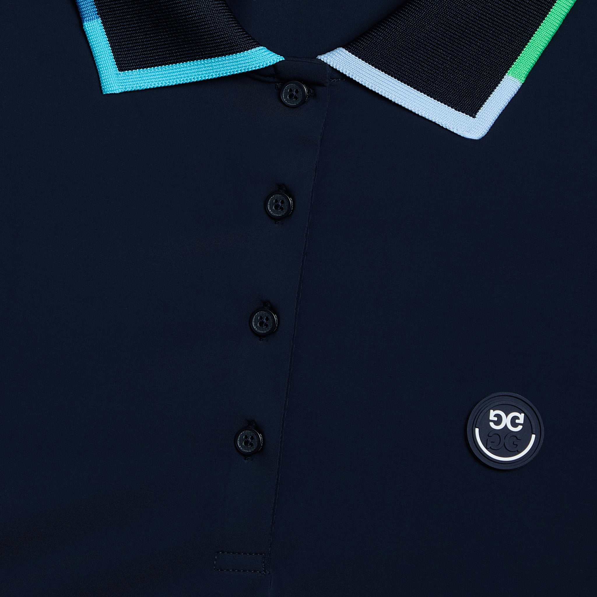 SILKY TECH NYLON SLEEVELESS POLO TWILIGHT