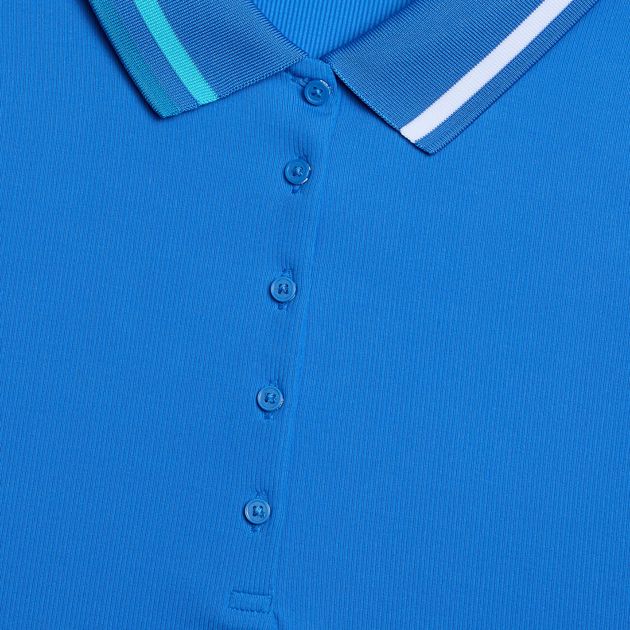RIBBED TECH NYLON SLEEVELESS POLO LISBON