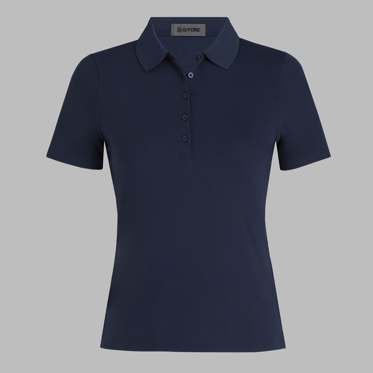 RIBBED TECH NYLON POLO TWILIGHT