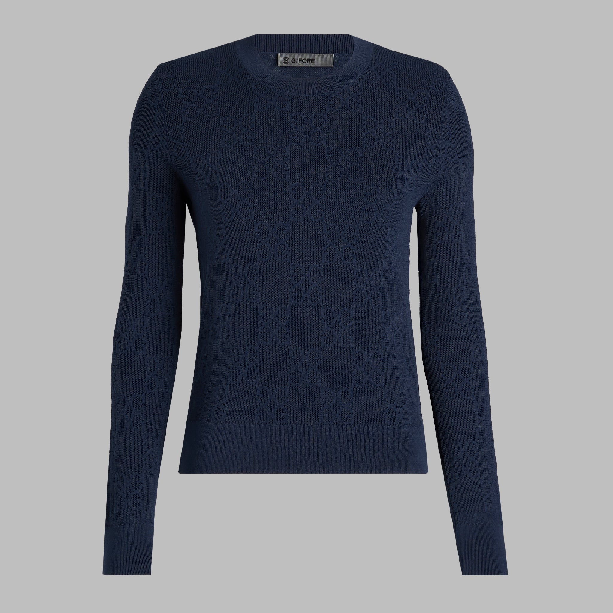 POINTELLE G CREWNECK SWEATER TWLIGHT