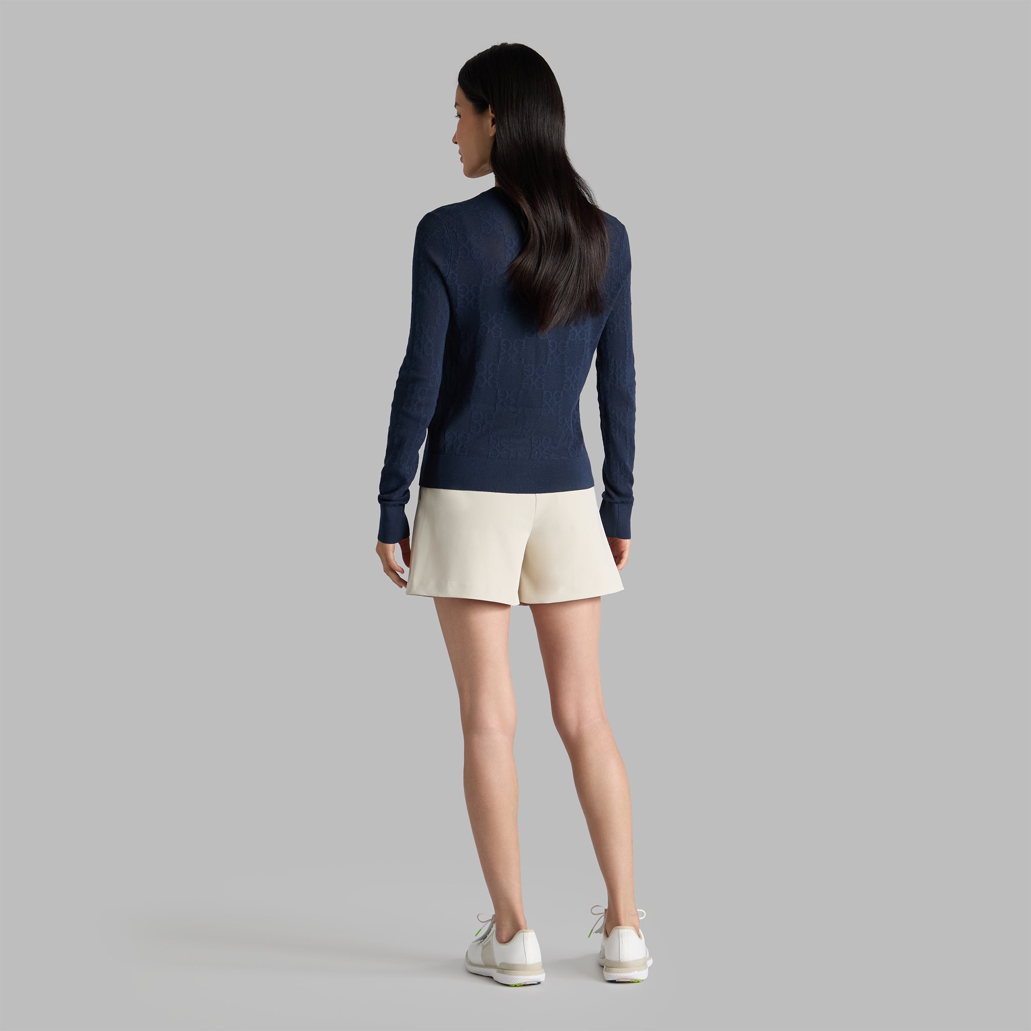 POINTELLE G CREWNECK SWEATER TWLIGHT