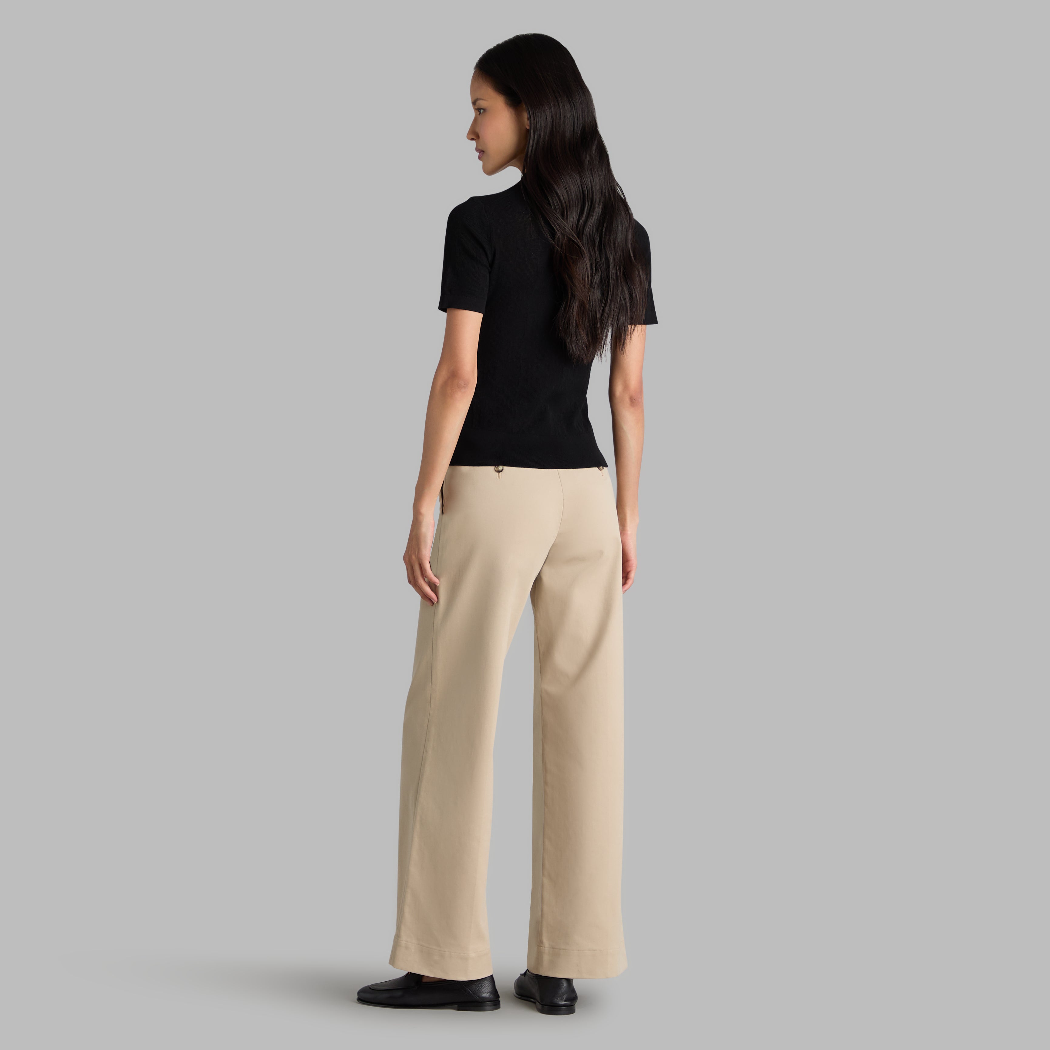 POINTELLE G SWEATER POLO ONYX
