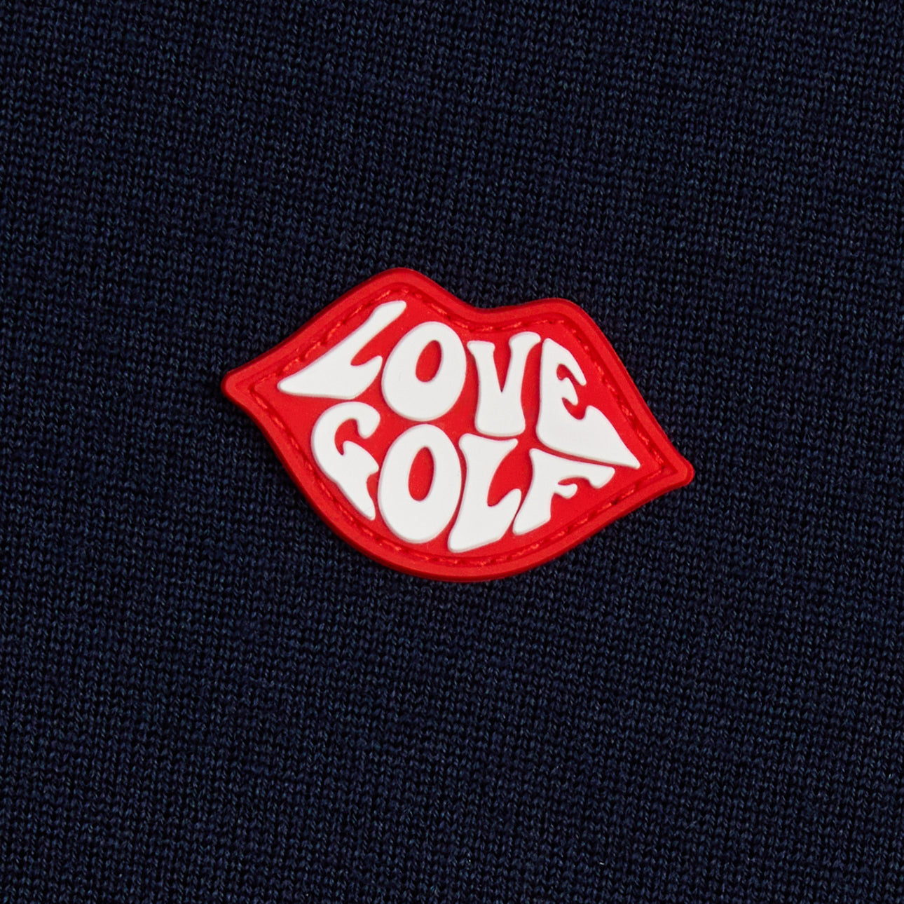 LOVE GOLF MERINO WOOL CREWNECK SWEATER TWILIGHT
