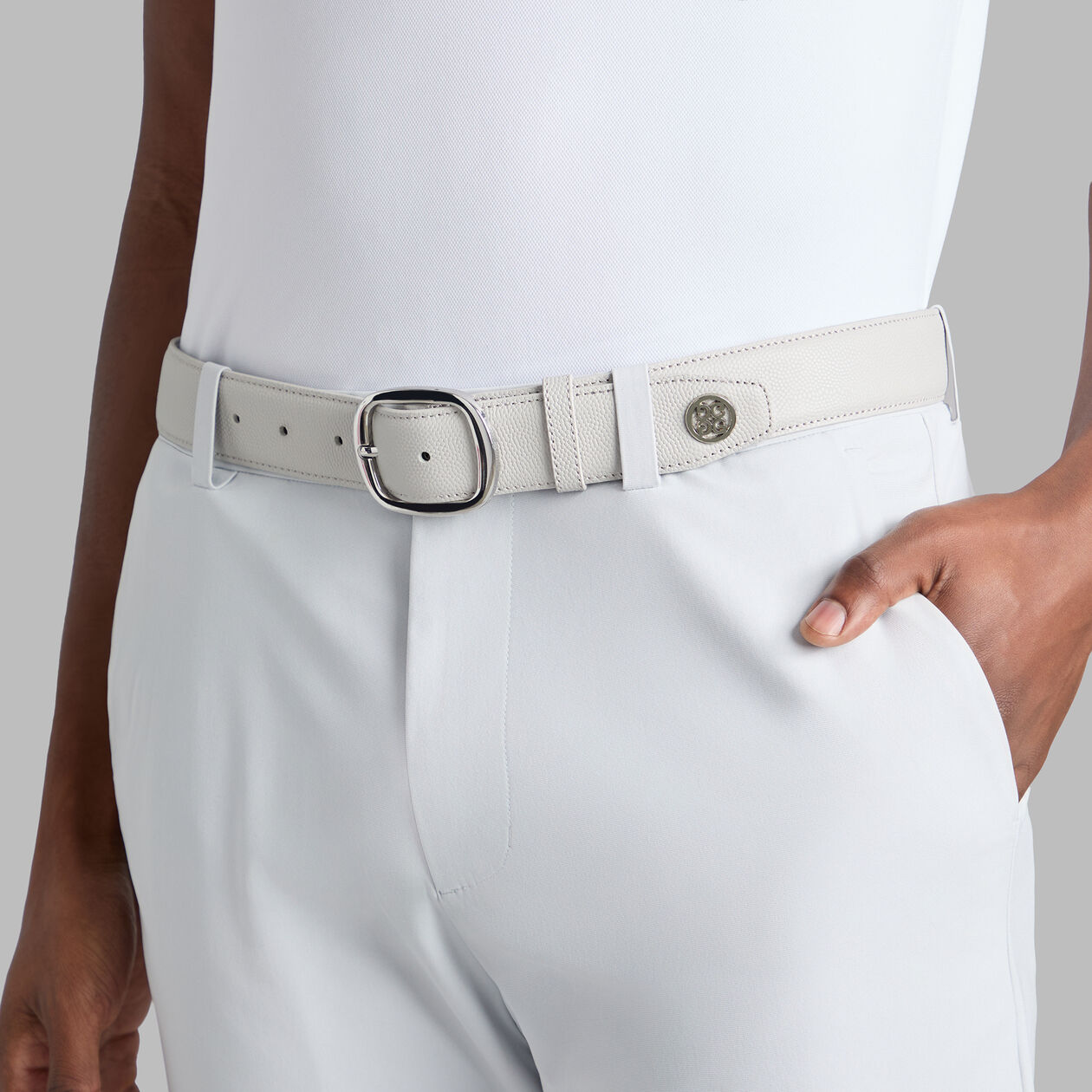 Circle G'S Leather Stretch Belt Nimbus