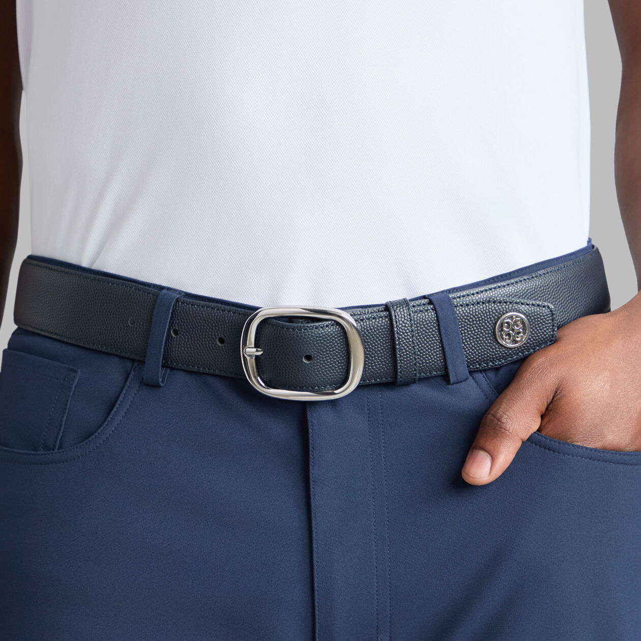 Circle G'S Leather Stretch Belt Twilight
