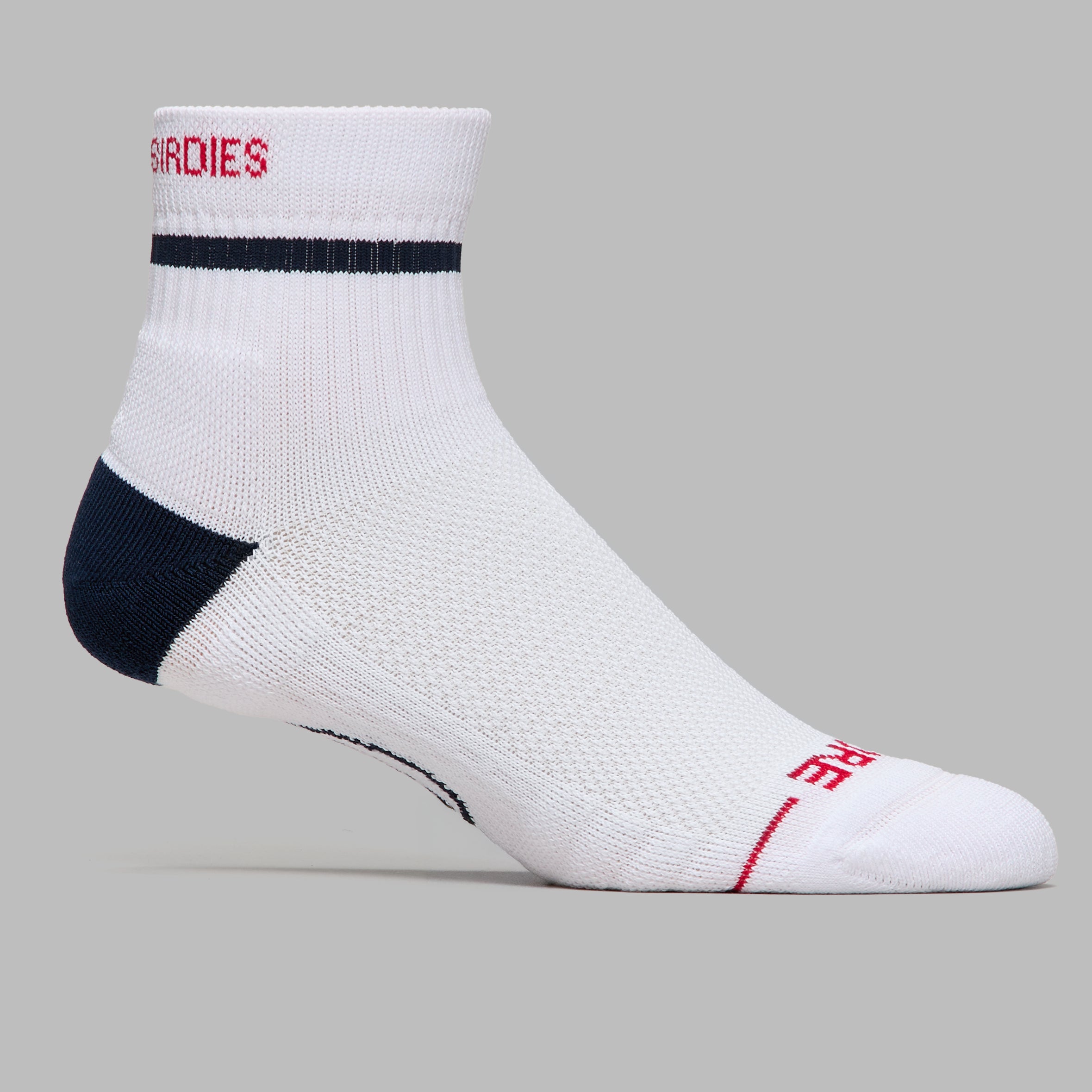 MEN'S PRAY FOR BIRDIES 1/4 SOCK SNOW/TWILIGHT