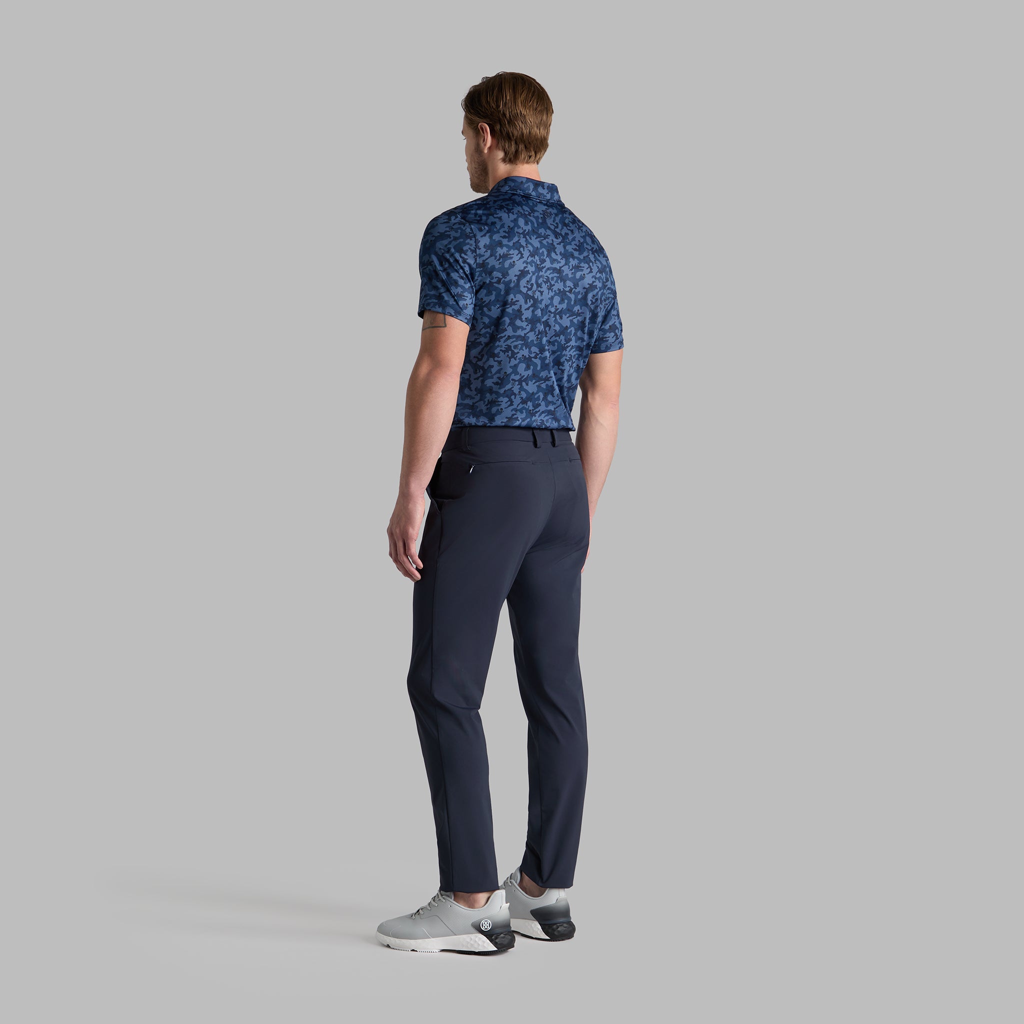 TECH TOUR 4-WAY STRETCH TAPERED LEG TROUSER TWILIGHT