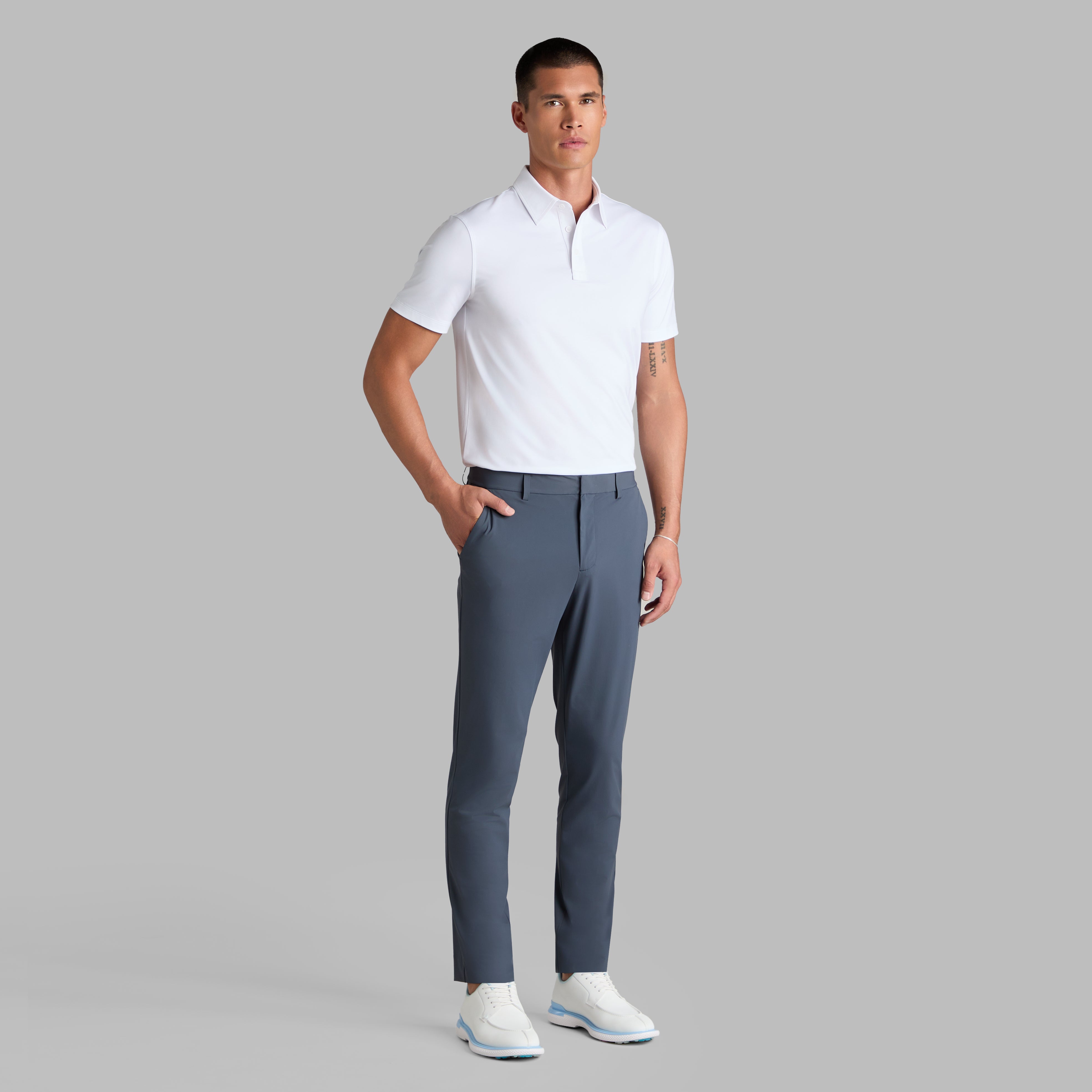 EVERYDAY STRAIGHT LEG PANT CHARCOAL