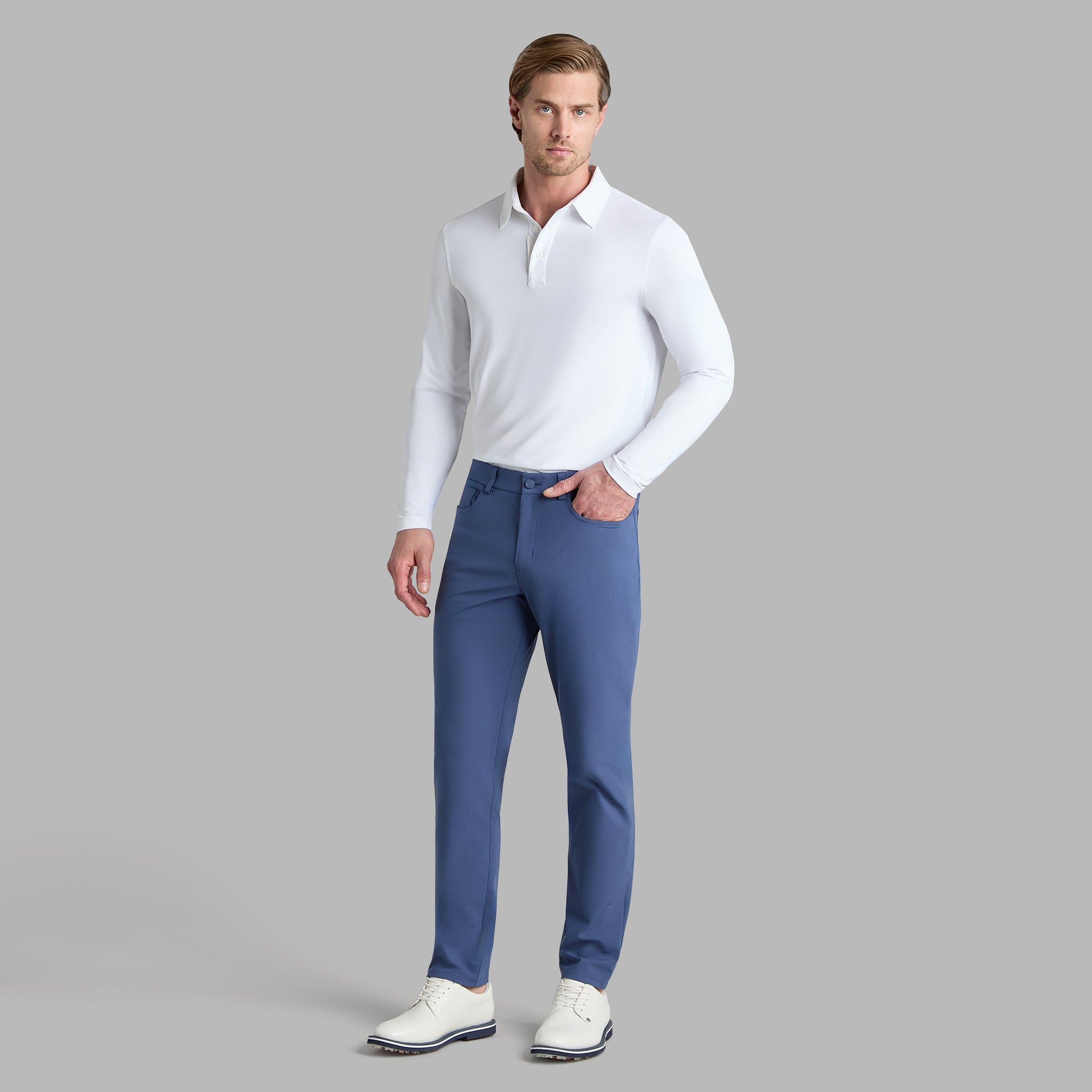 TOUR 5 POCKET 4-WAY STRETCH STRAIGHT LEG PANT HAZE
