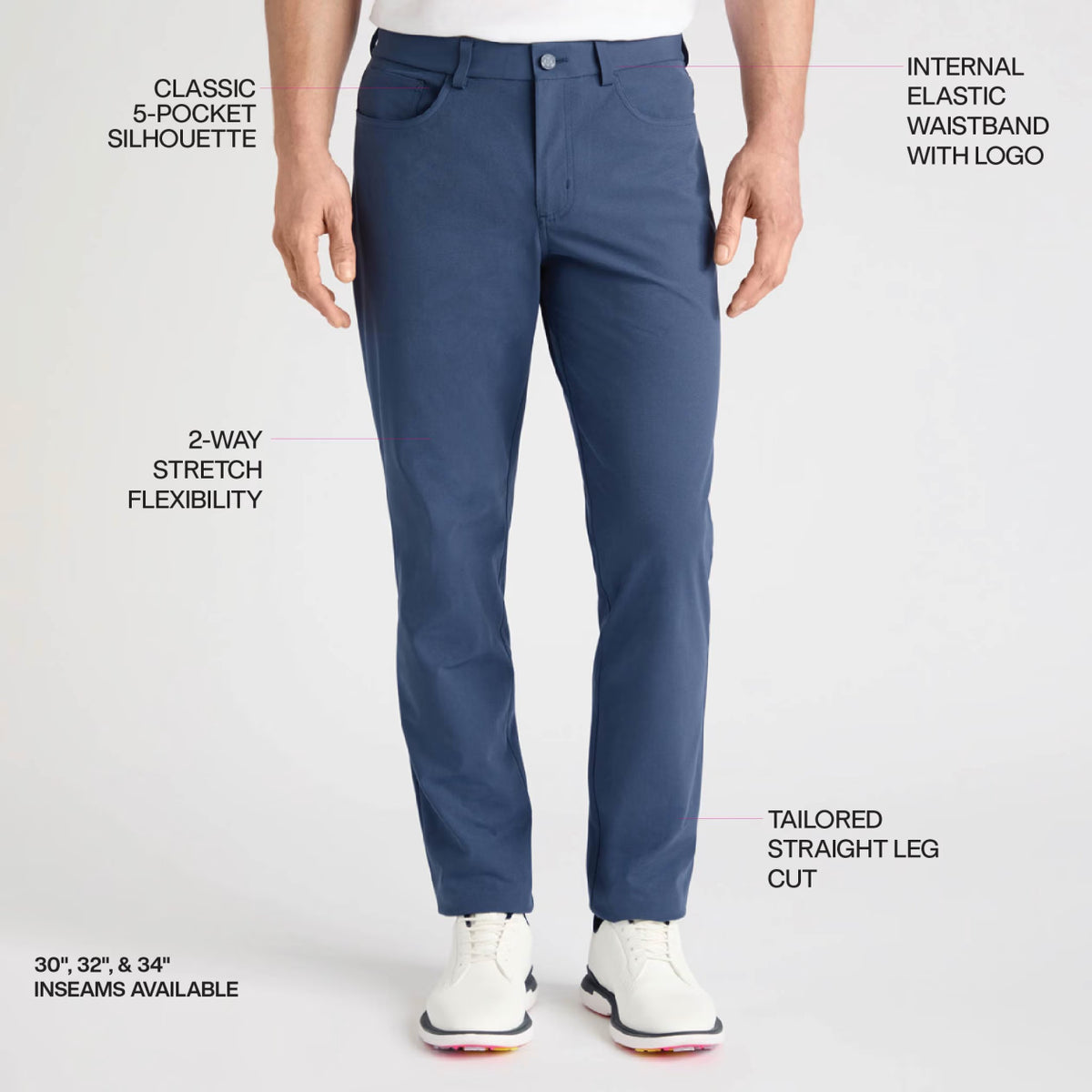 Tour 5 Pocket 4-Way Stretch Leg Pain Nimbus