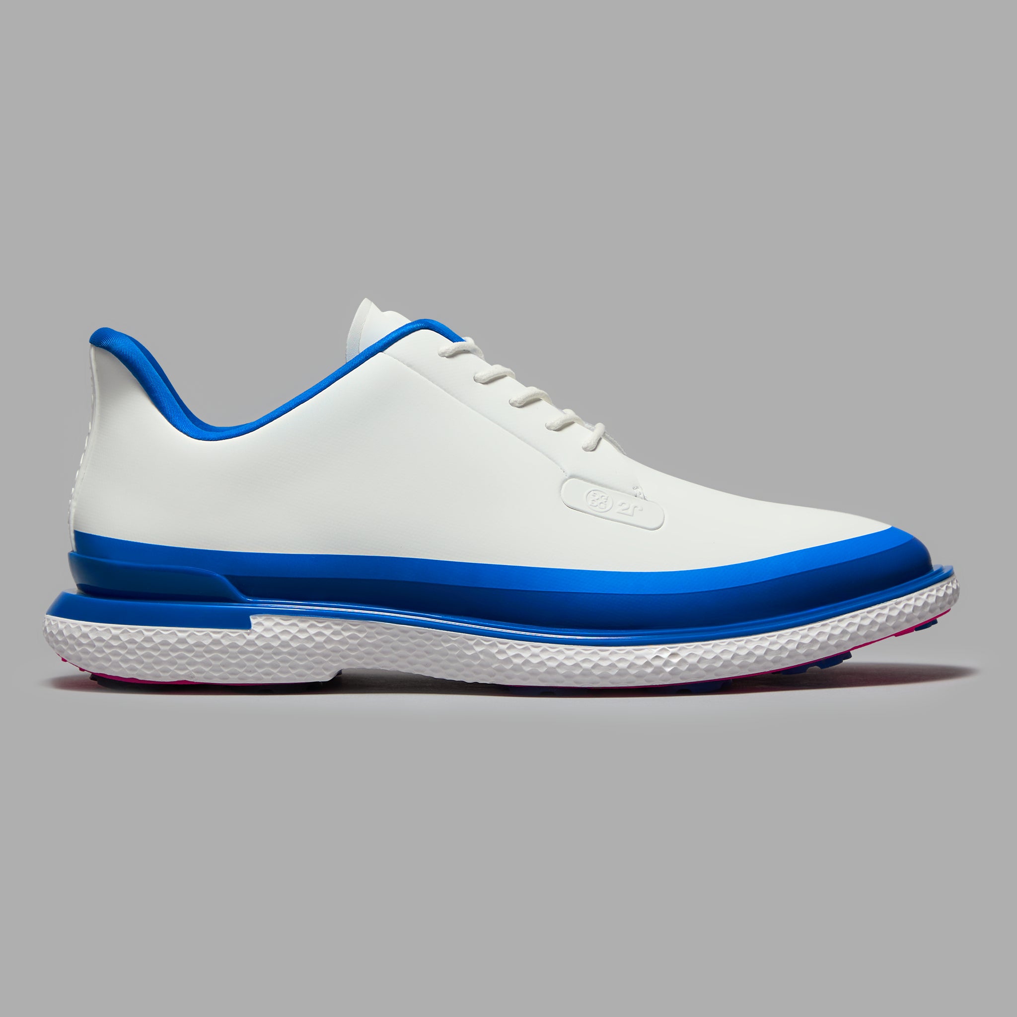 TUXEDO STRIPE GALLIVAN2R T.P.U. GOLF SHOE SNOW/LISBON