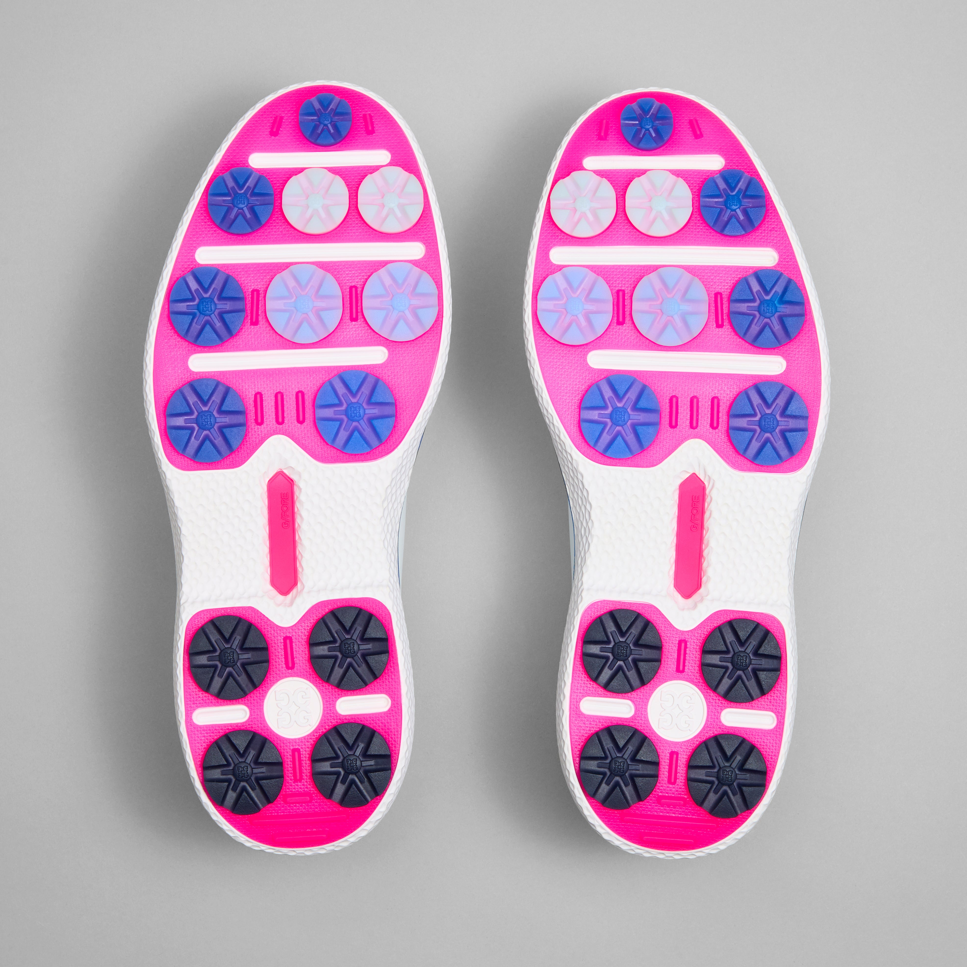 TUXEDO STRIPE GALLIVAN2R T.P.U. GOLF SHOE SNOW/LISBON