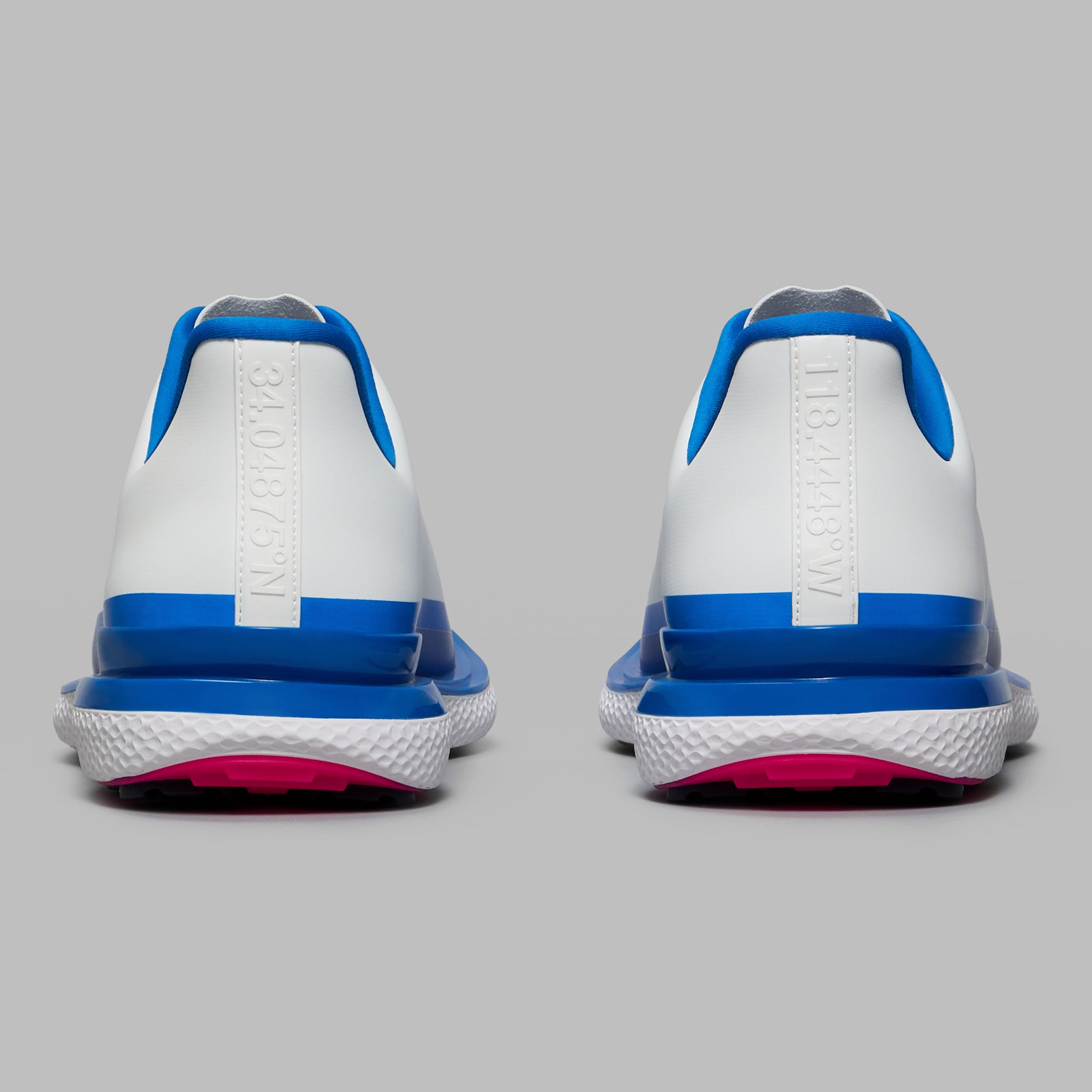 TUXEDO STRIPE GALLIVAN2R T.P.U. GOLF SHOE SNOW/LISBON