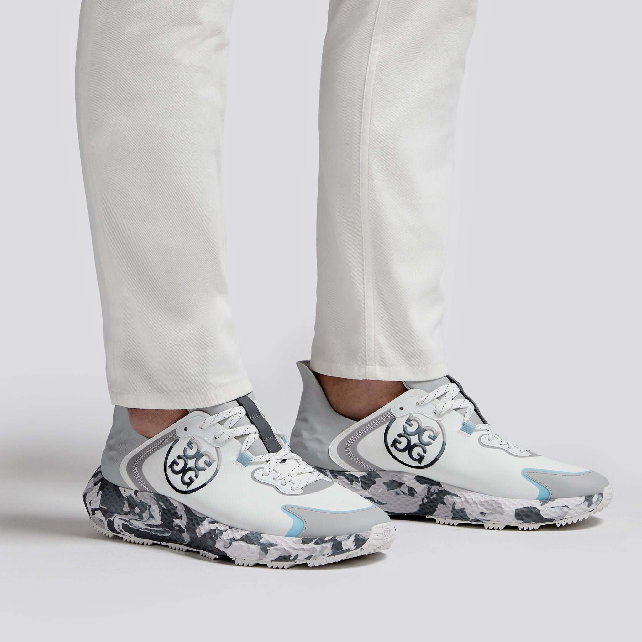 MG4X2 T.P.U. CAMO SOLE GOLF CROSS TRAINER GREYS CAMO/POWDER