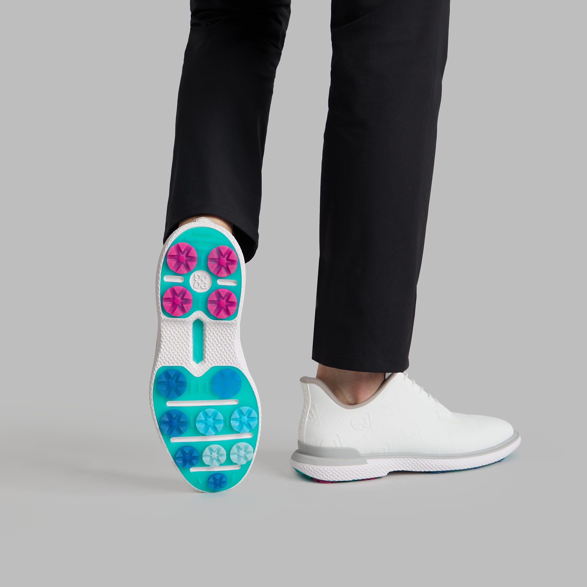 MEN'S GALLIVAN2R EMBOSSED SKULL & TEES GOLF SHOE SNOW/NIMBUS