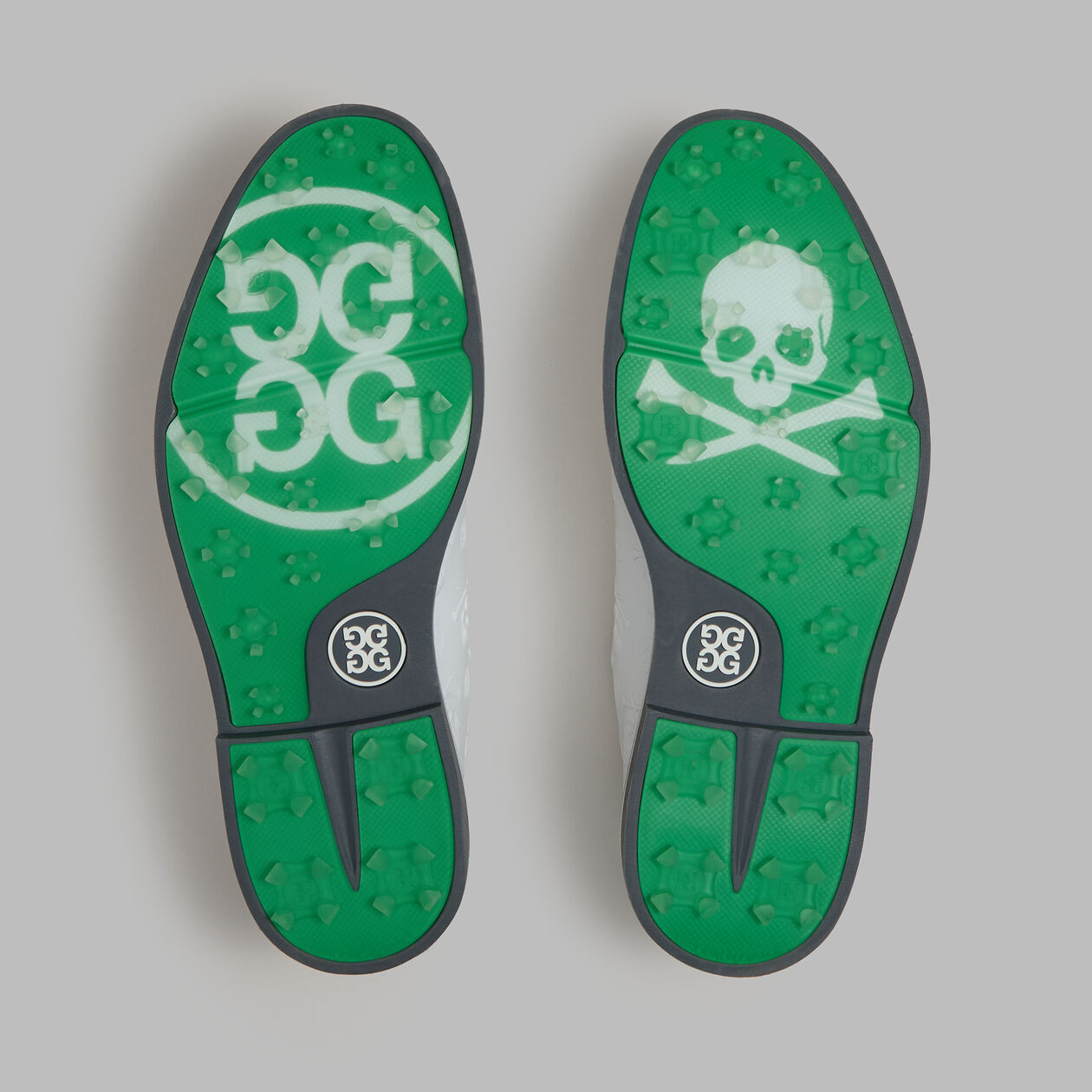 CLASSIC EMBOSSED SKULL & TEE’S SMOOTH CALF GALLIVANTER SNOW/CHARCOAL