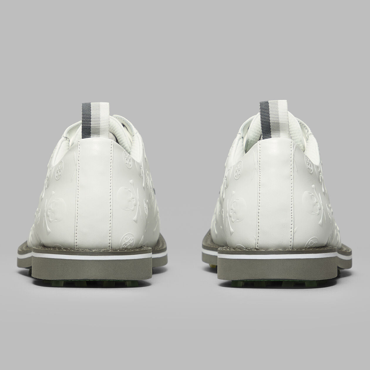 CLASSIC EMBOSSED SKULL & TEE’S SMOOTH CALF GALLIVANTER SNOW/CHARCOAL