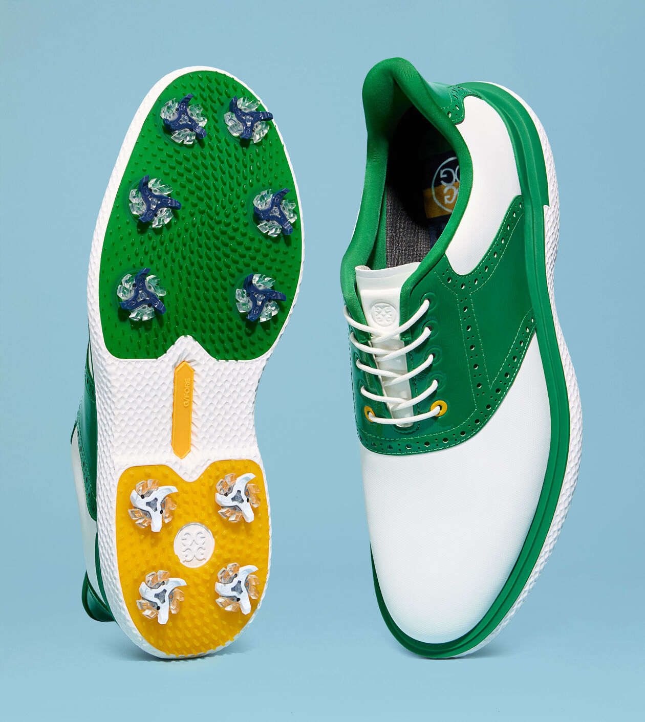 MEN'S LTD RELEASE TOURNEY GALLIVAN2R G/LOCK GOLF SHOE SNOW/GREEN