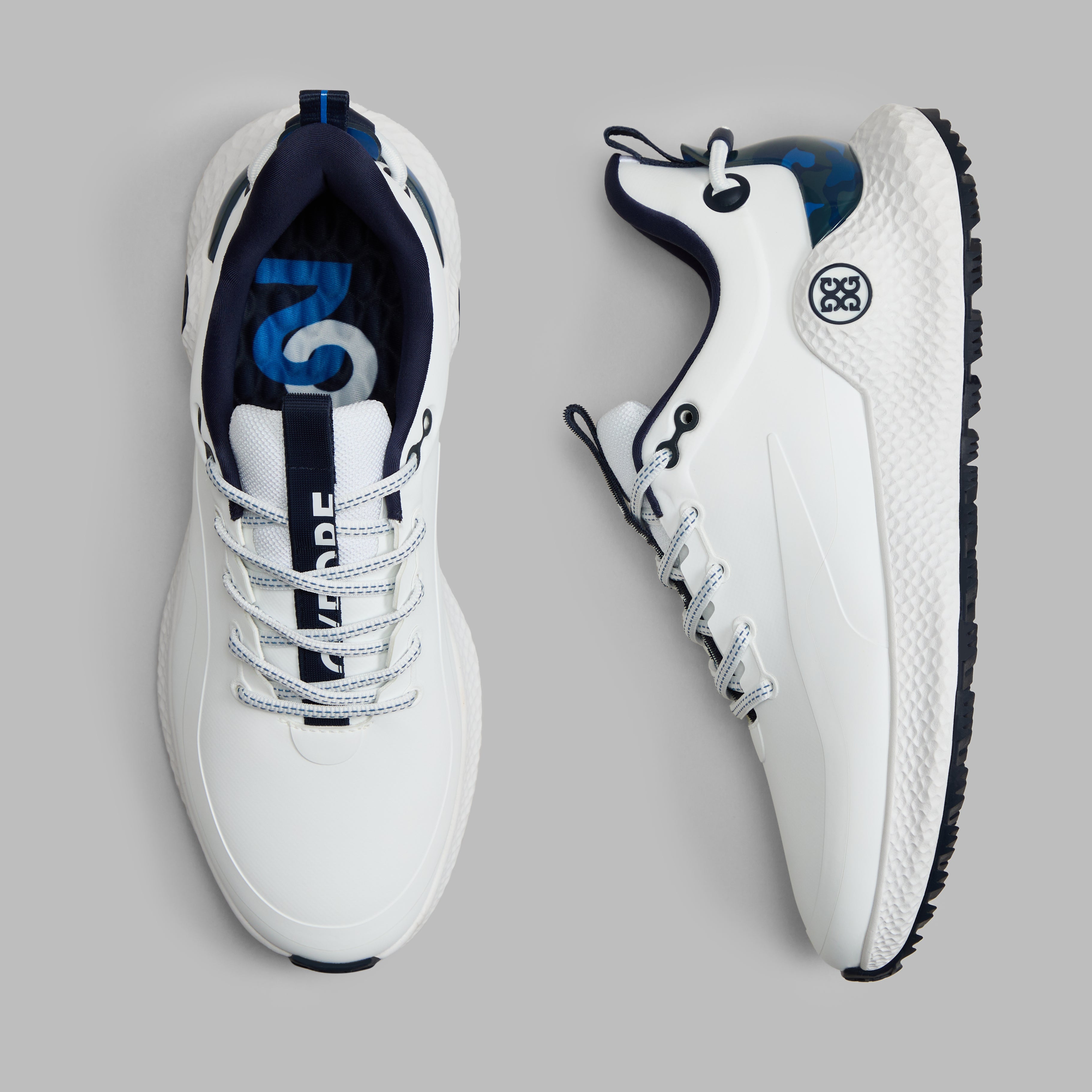MEN'S MG4+ O2 CAMO ACCENT GOLF SHOE SNOW/TWILIGHT